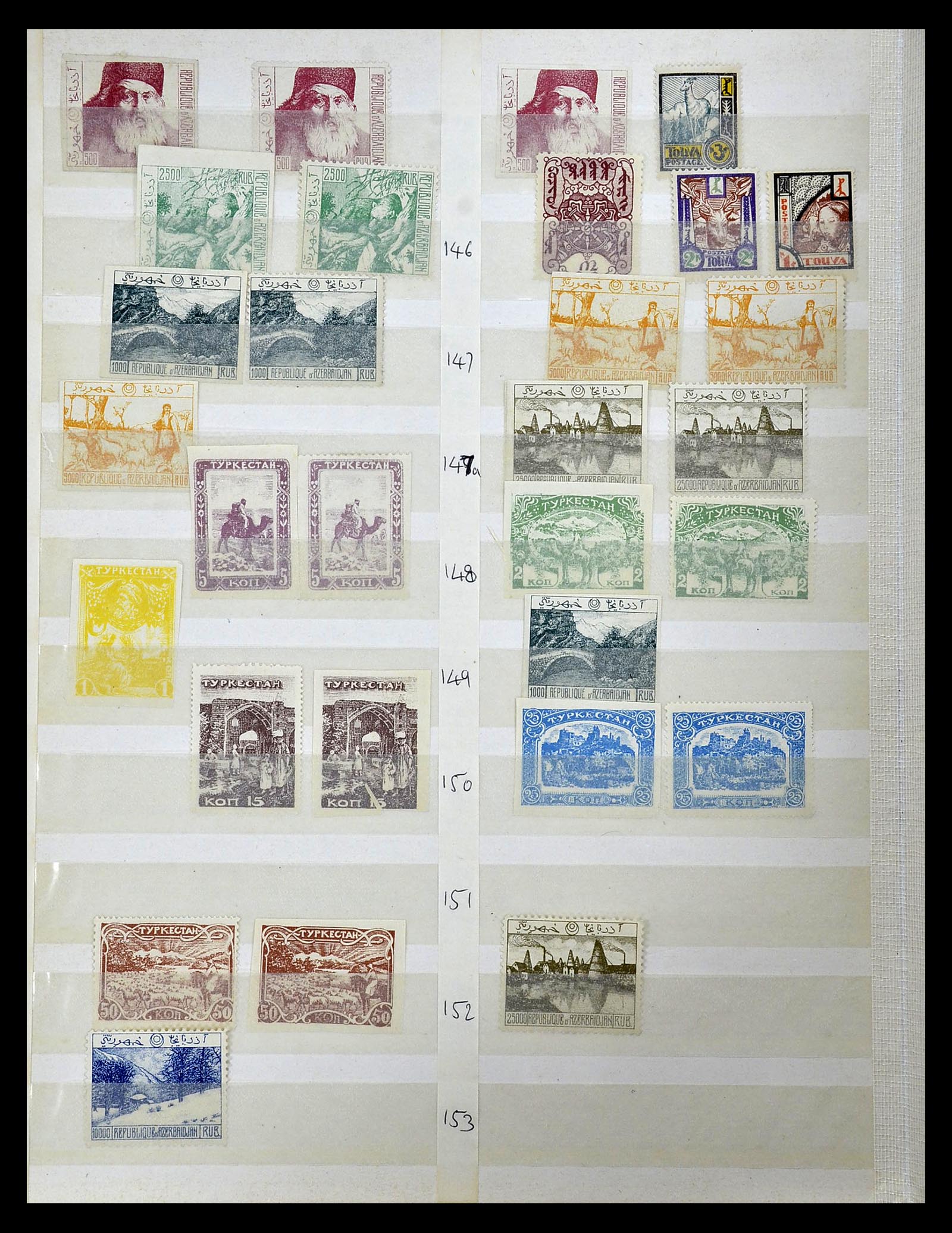 35046 015 - Postzegelverzameling 35046 Russische gebieden 1870-1930.