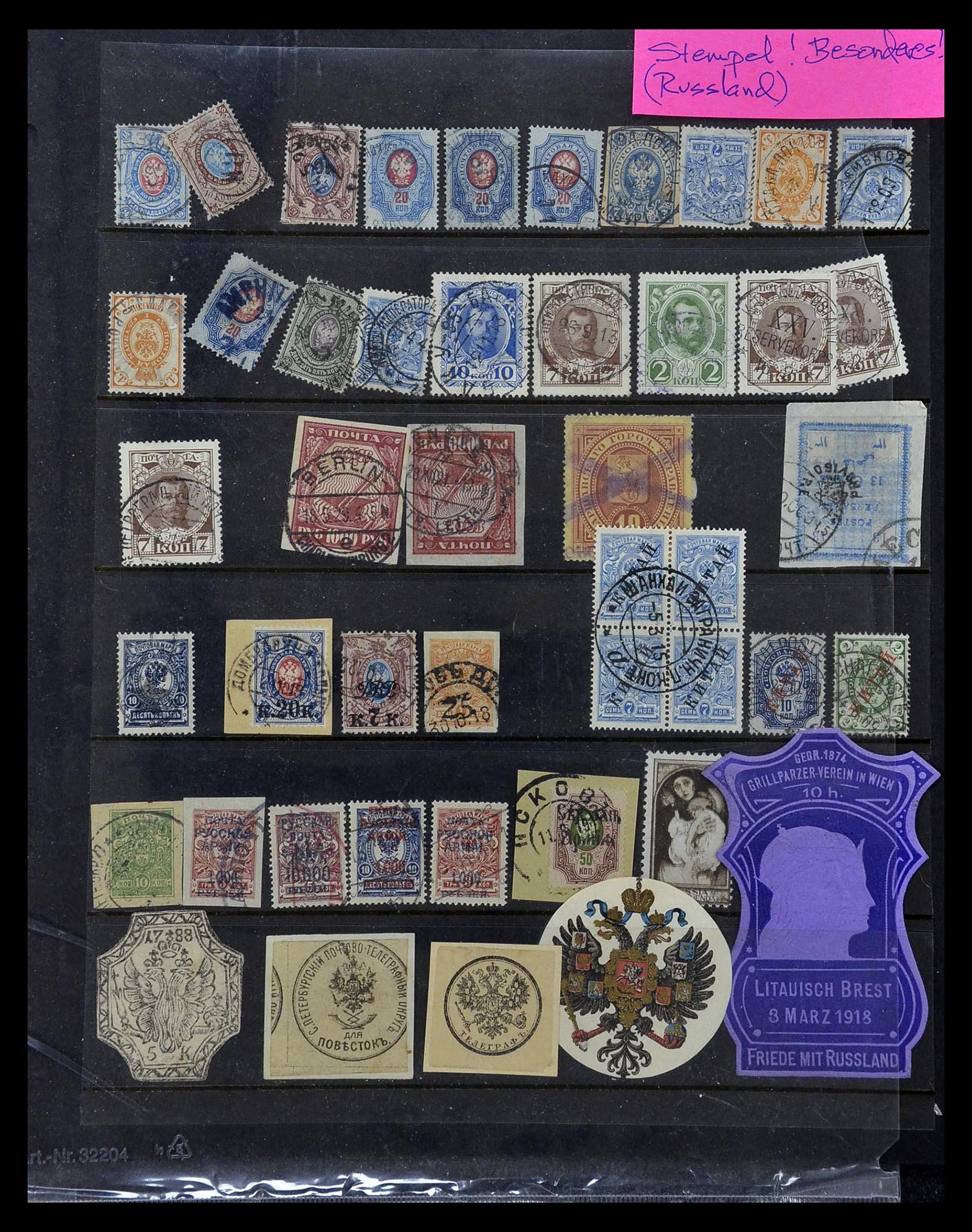 35046 016 - Postzegelverzameling 35046 Russische gebieden 1870-1930.