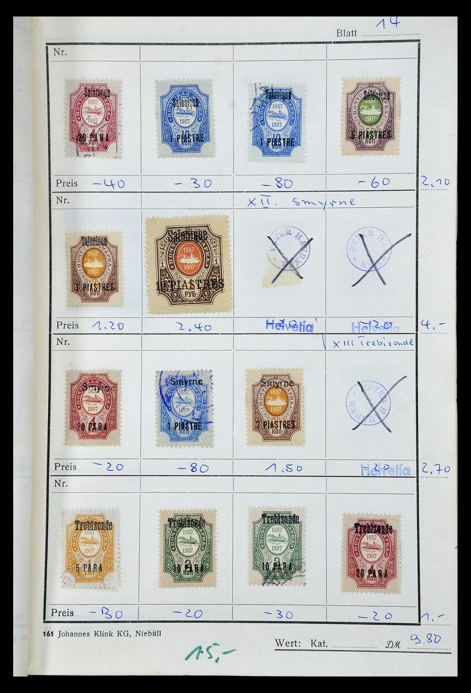35046 028 - Postzegelverzameling 35046 Russische gebieden 1870-1930.