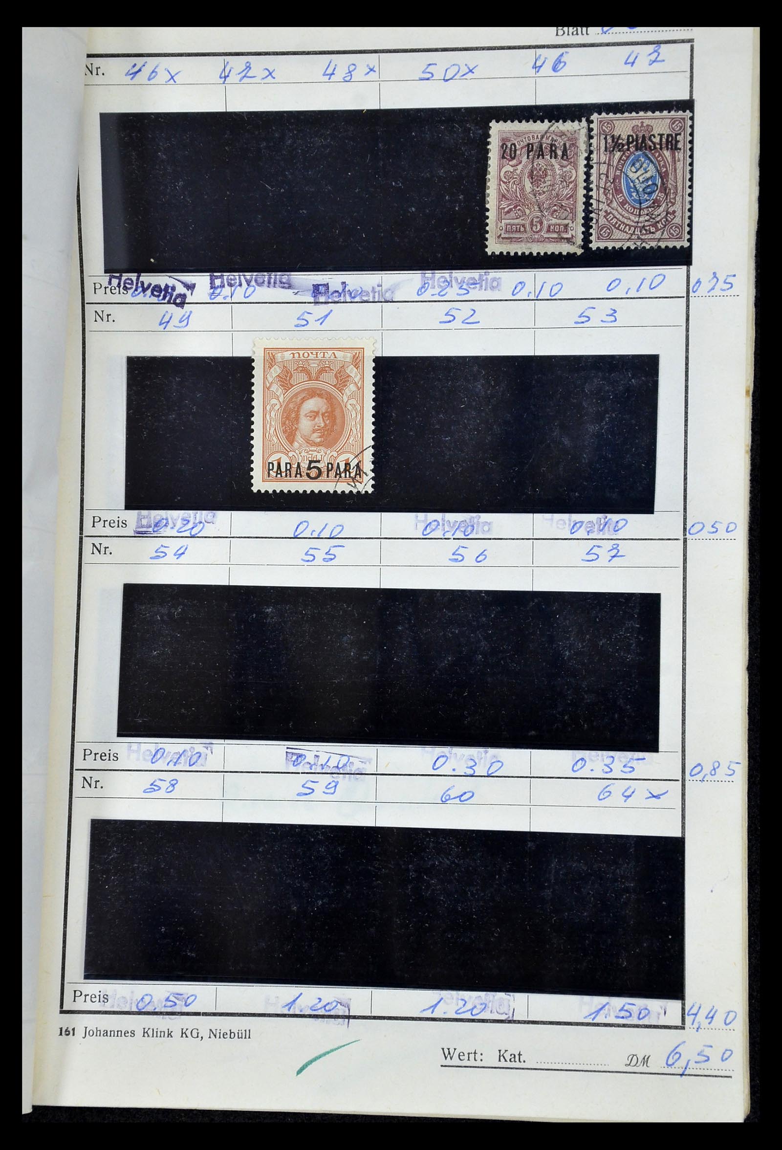 35046 033 - Postzegelverzameling 35046 Russische gebieden 1870-1930.