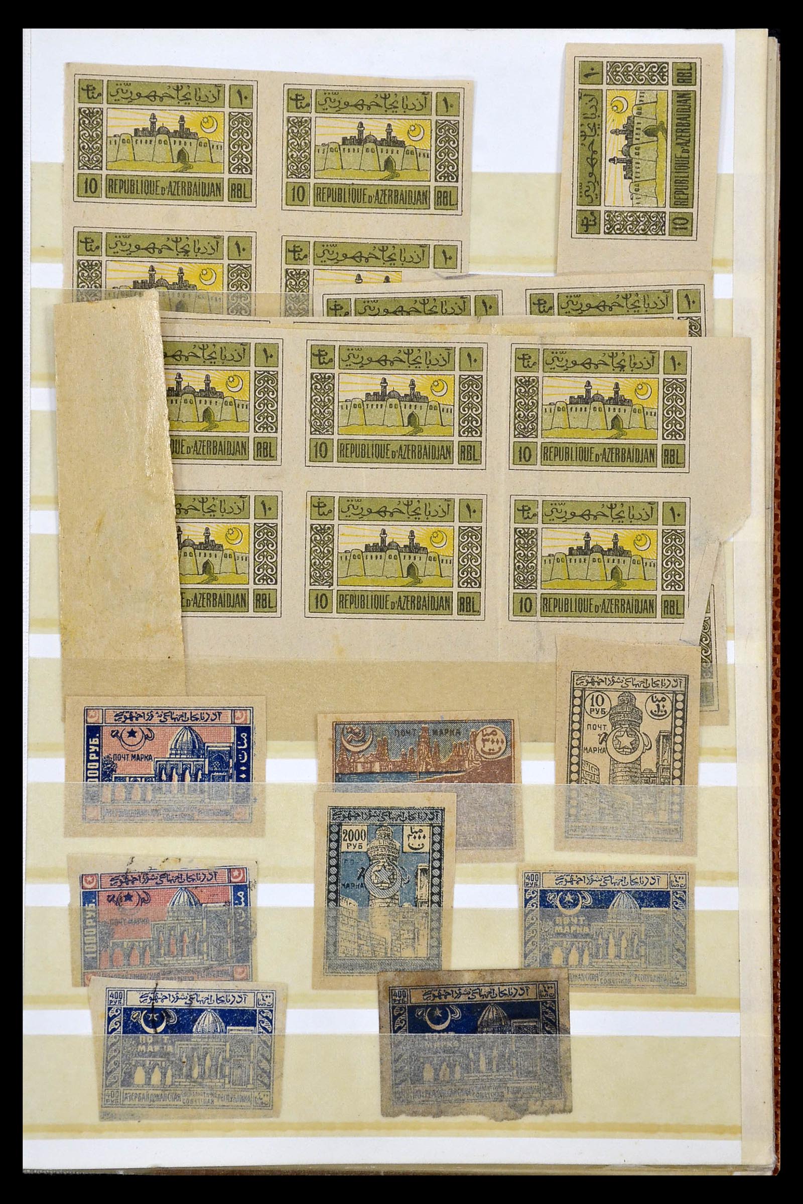35046 043 - Postzegelverzameling 35046 Russische gebieden 1870-1930.
