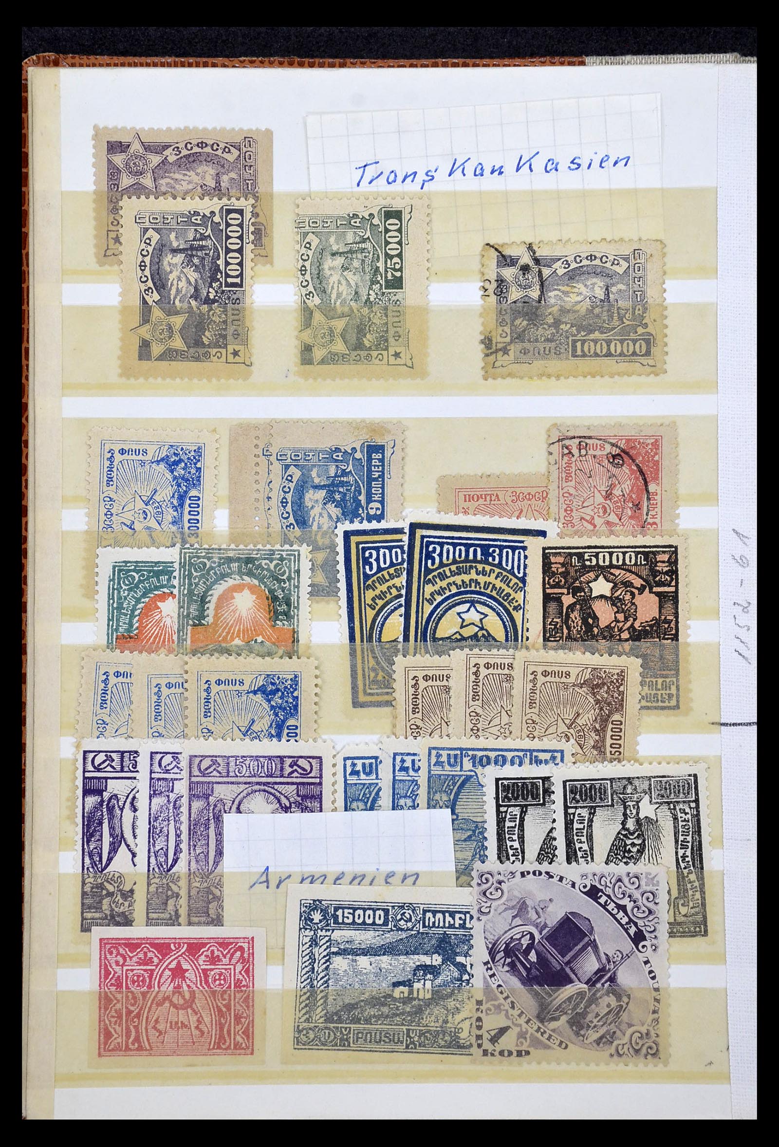 35046 046 - Postzegelverzameling 35046 Russische gebieden 1870-1930.
