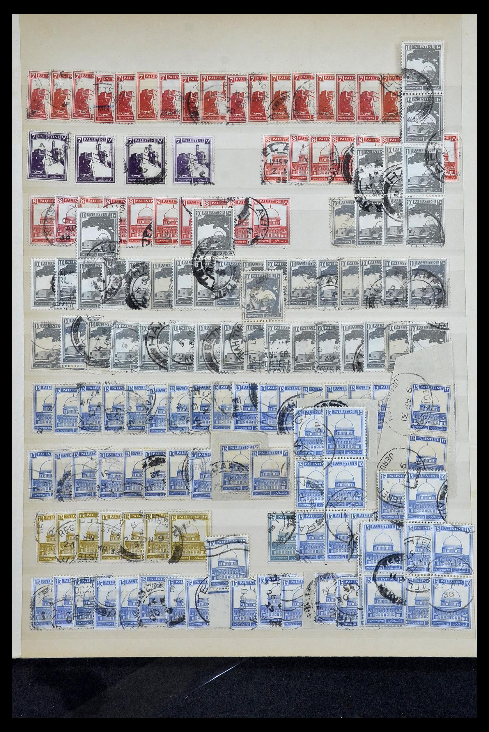 35047 004 - Postzegelverzameling 35047 Palestina 1920-1940.