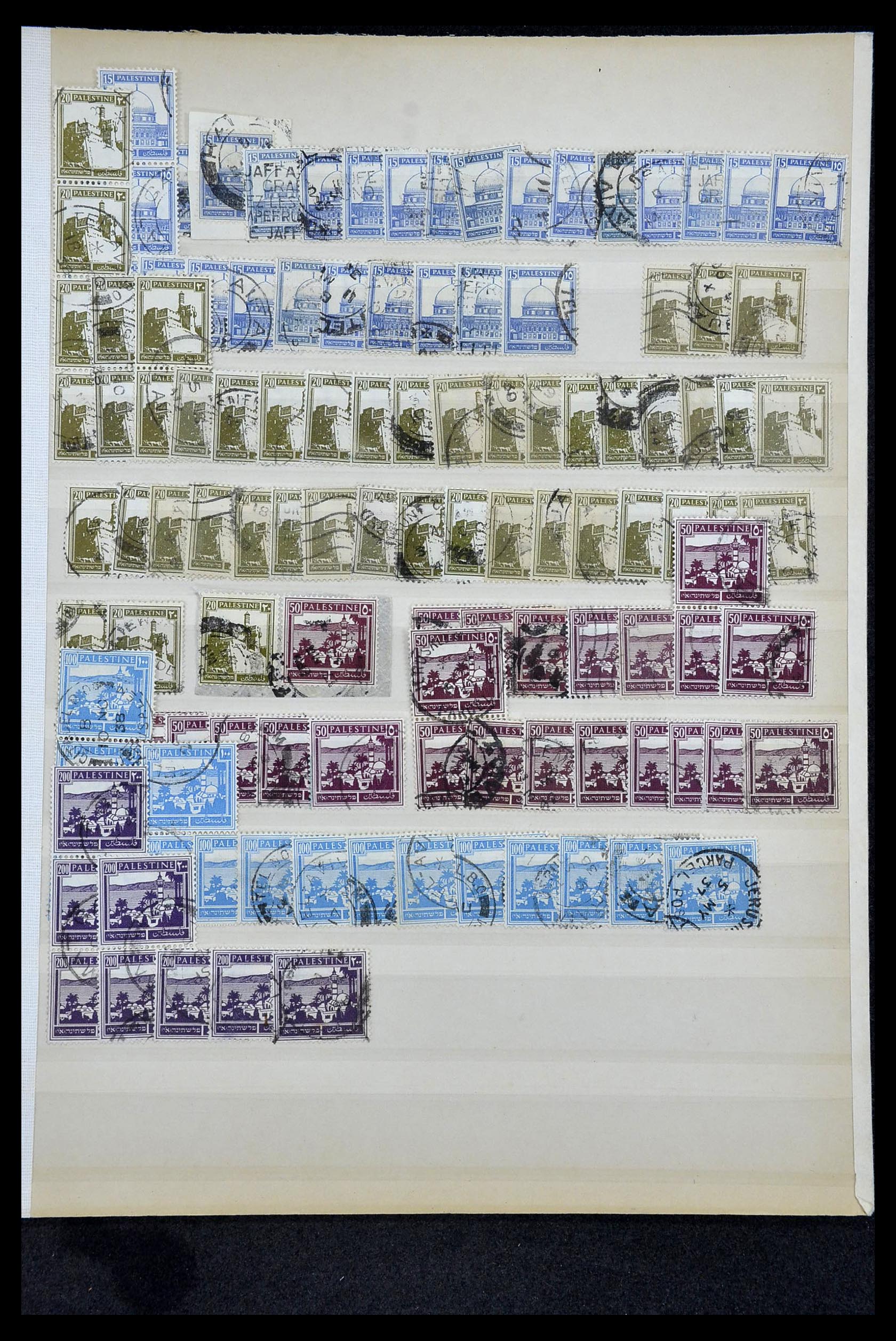 35047 005 - Postzegelverzameling 35047 Palestina 1920-1940.