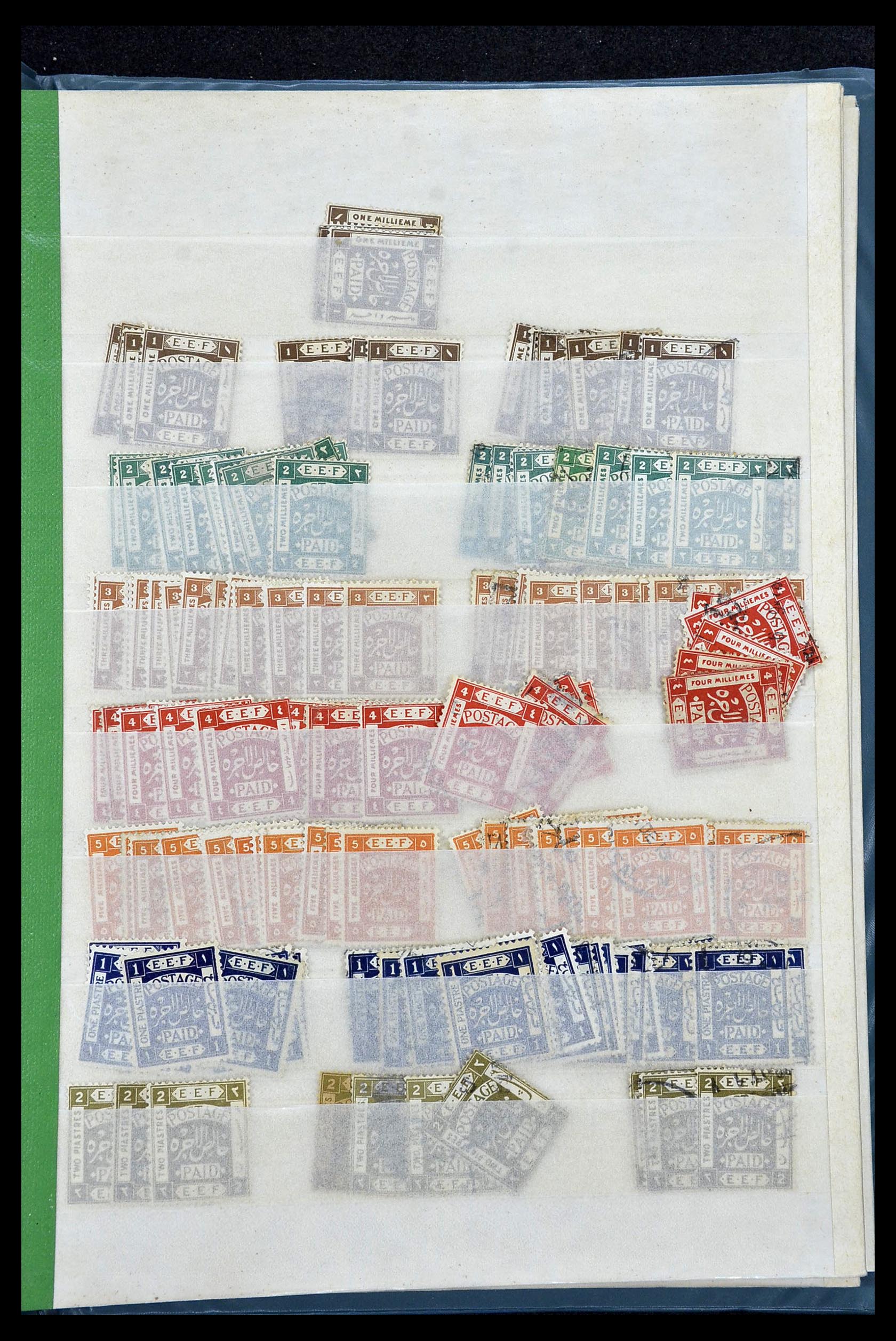 35047 006 - Postzegelverzameling 35047 Palestina 1920-1940.