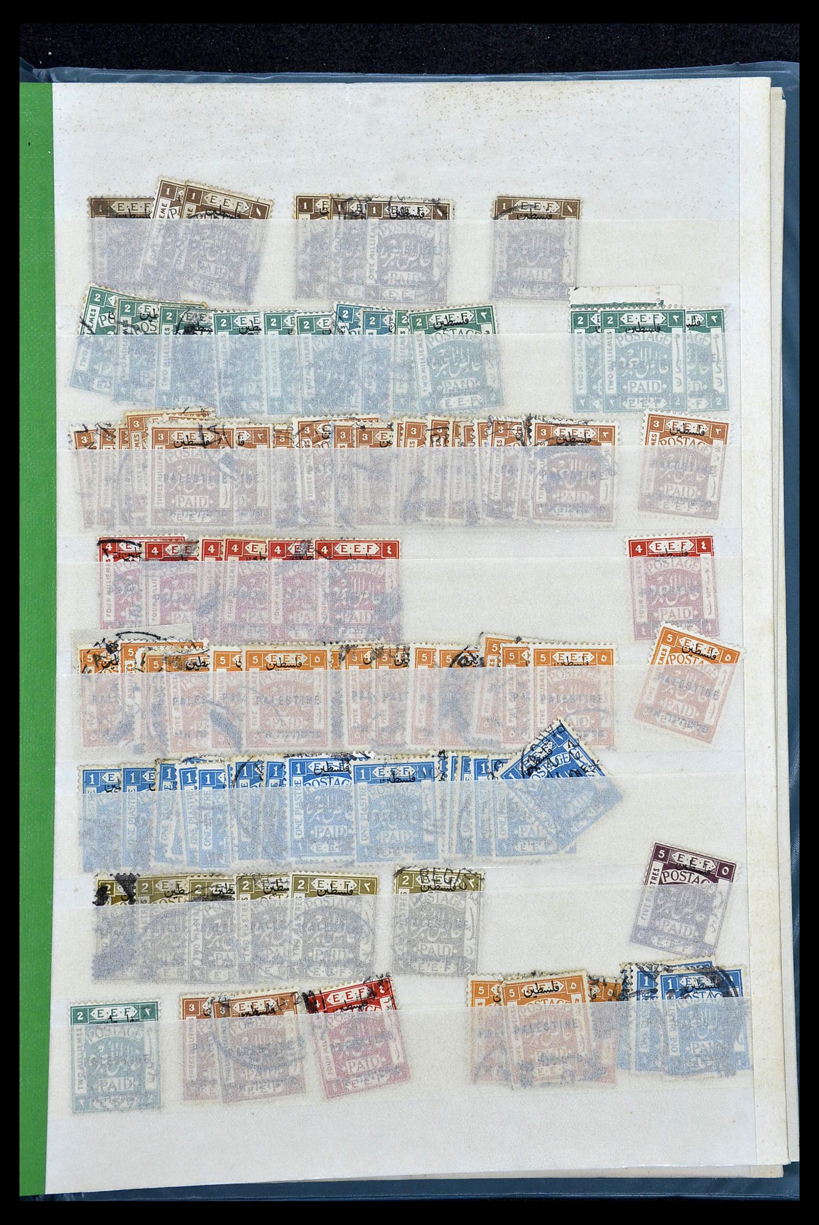 35047 007 - Postzegelverzameling 35047 Palestina 1920-1940.