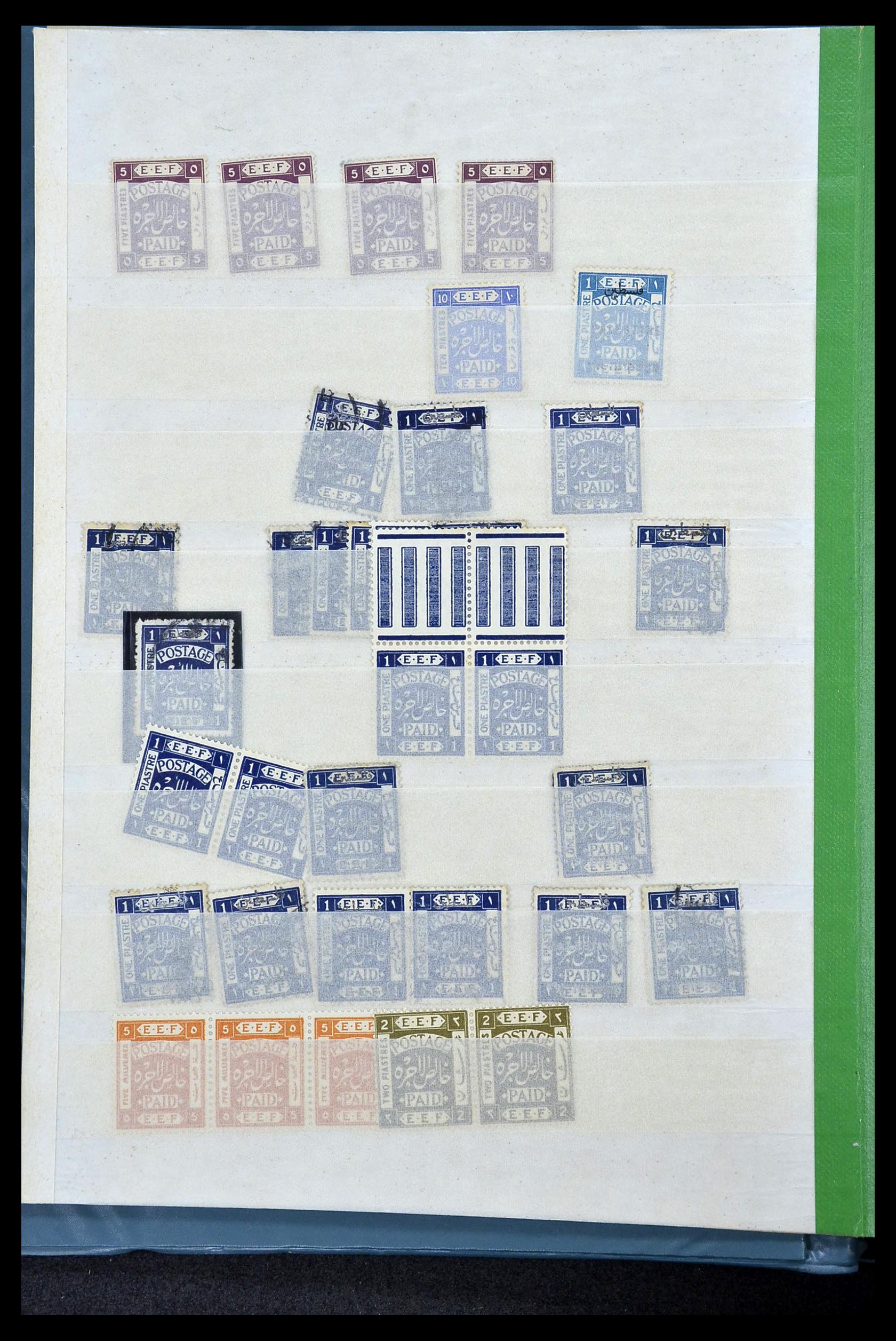 35047 008 - Postzegelverzameling 35047 Palestina 1920-1940.