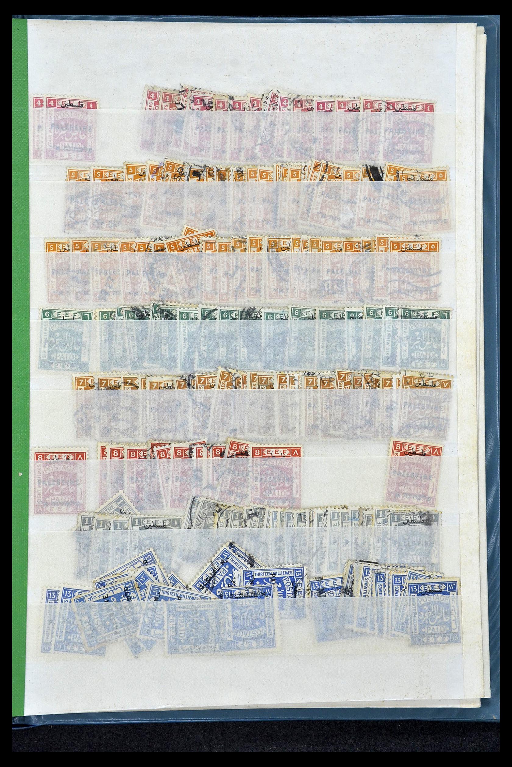 35047 010 - Postzegelverzameling 35047 Palestina 1920-1940.