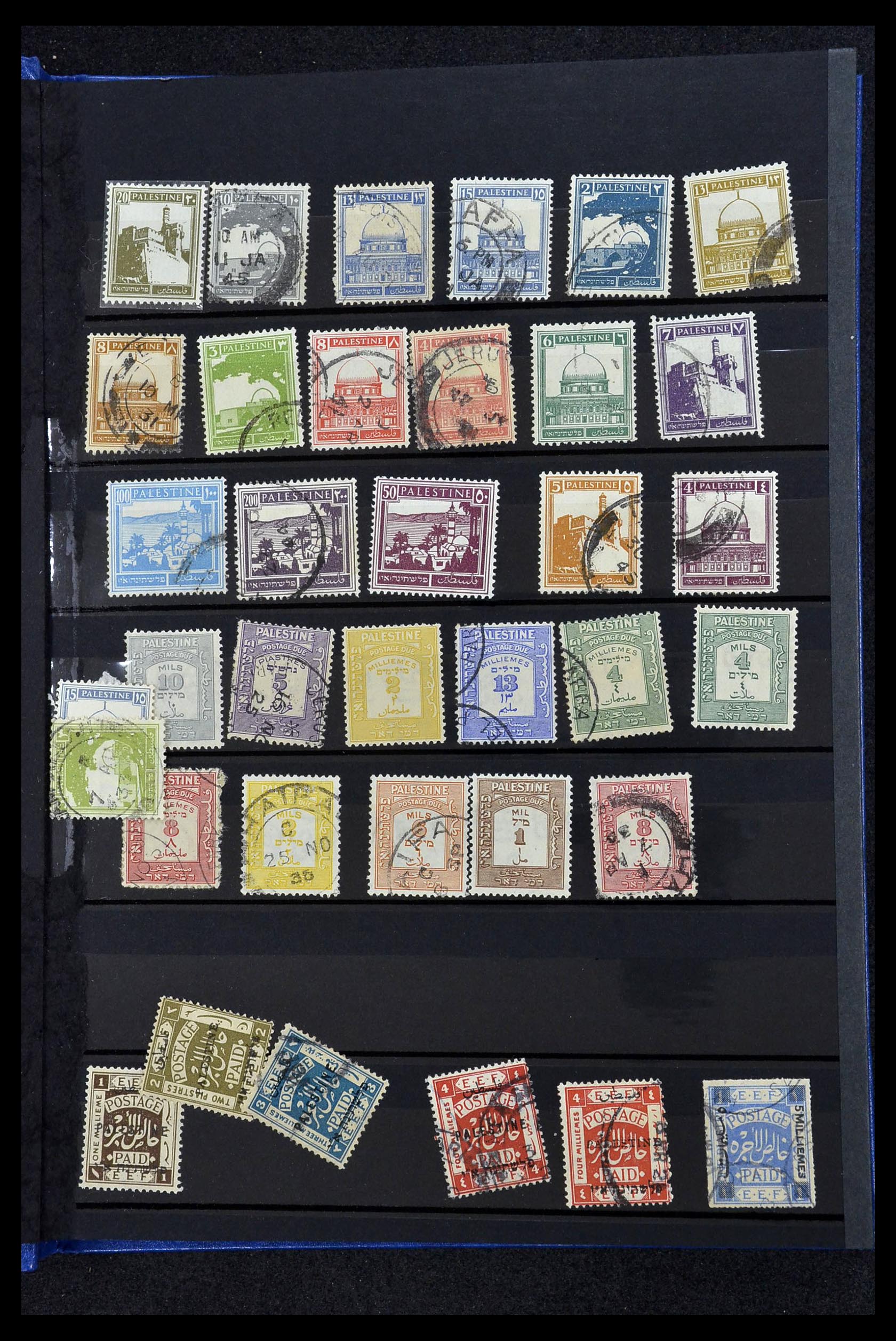 35047 019 - Postzegelverzameling 35047 Palestina 1920-1940.
