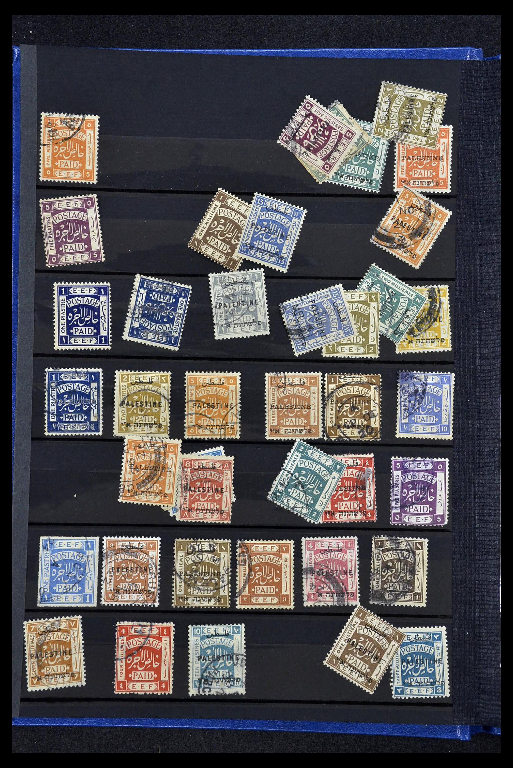 35047 020 - Postzegelverzameling 35047 Palestina 1920-1940.