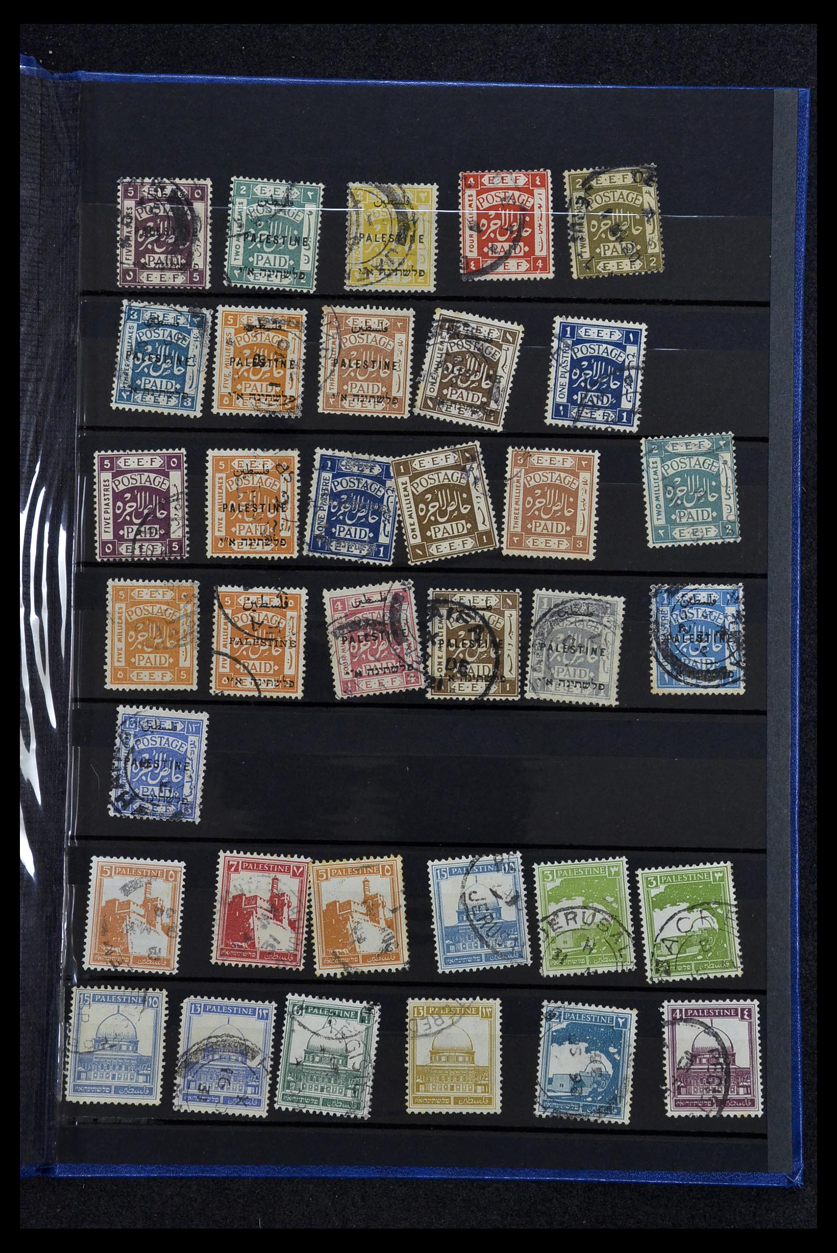 35047 021 - Postzegelverzameling 35047 Palestina 1920-1940.