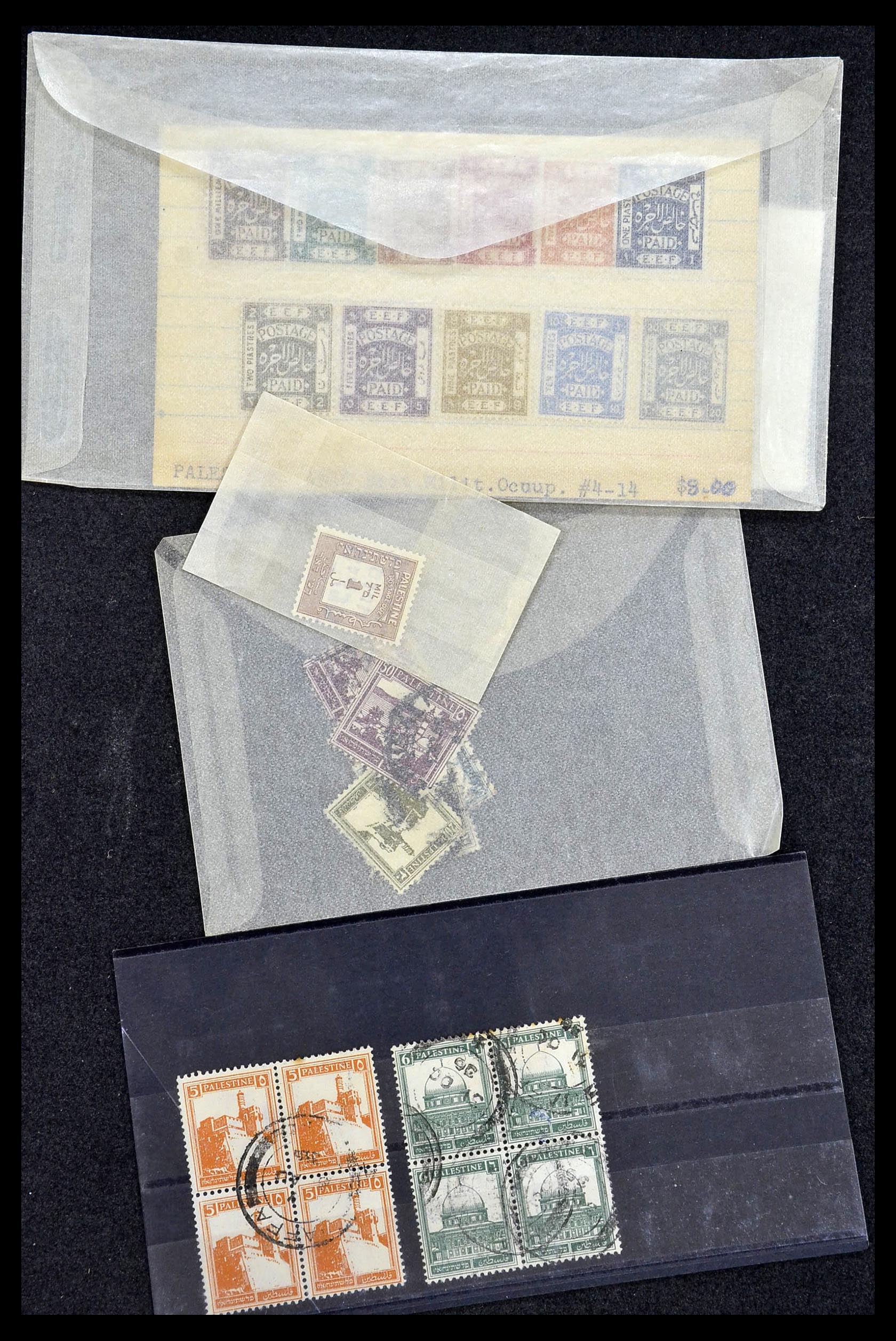 35047 024 - Postzegelverzameling 35047 Palestina 1920-1940.