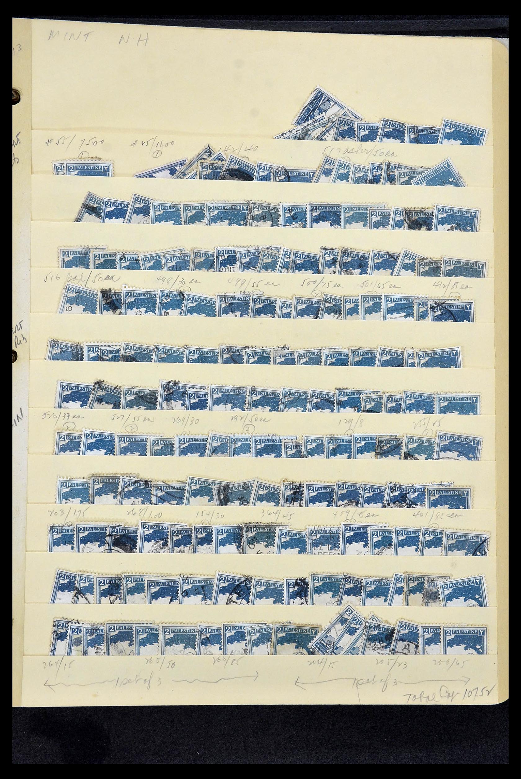 35047 026 - Postzegelverzameling 35047 Palestina 1920-1940.