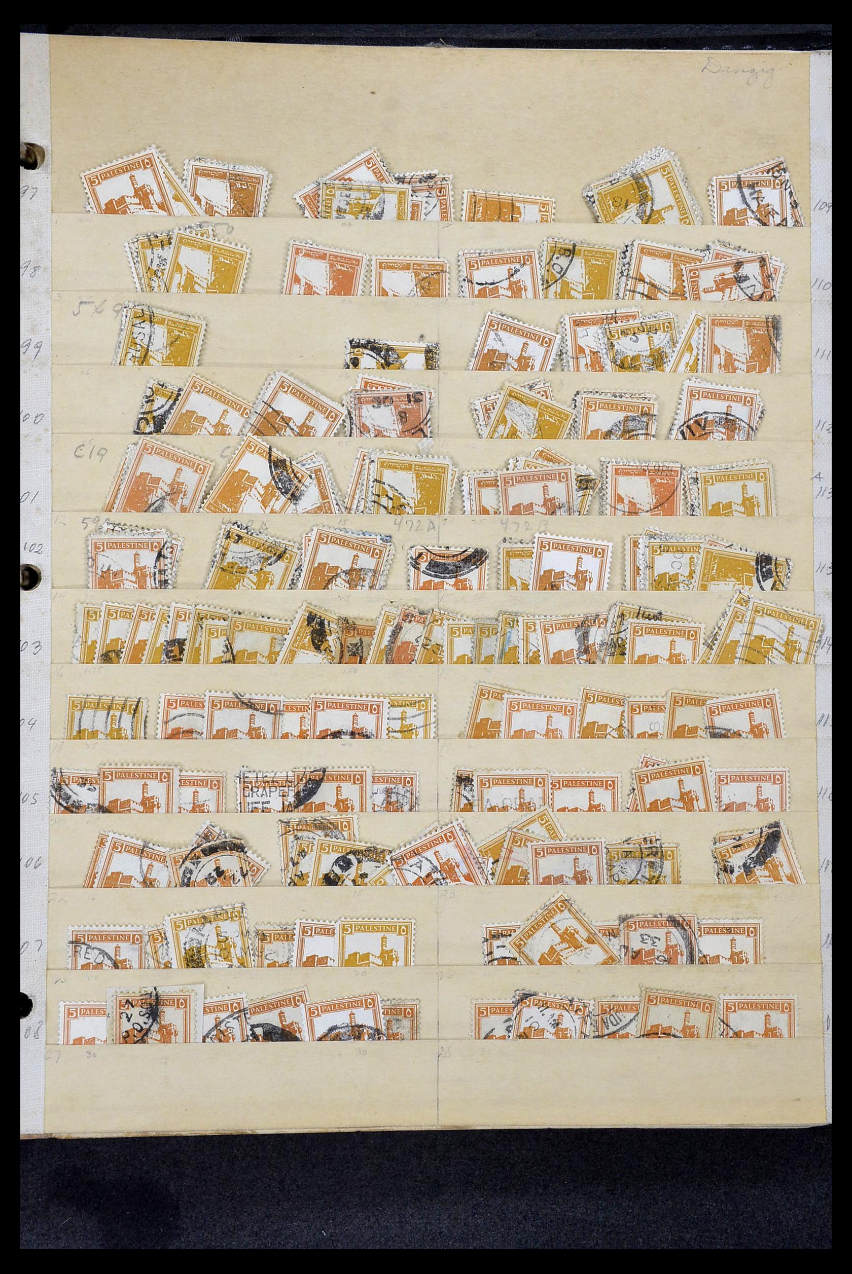 35047 029 - Postzegelverzameling 35047 Palestina 1920-1940.