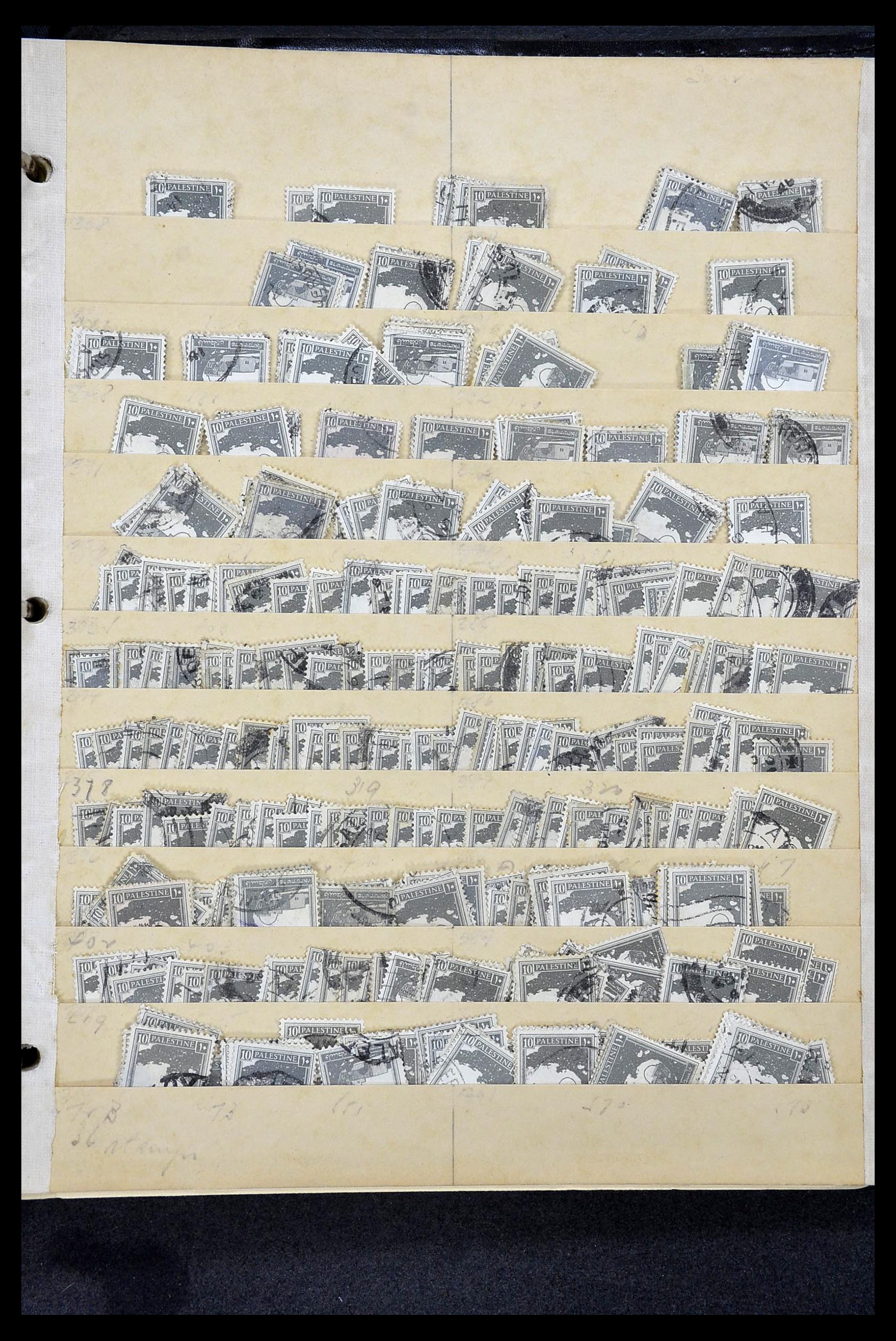 35047 031 - Postzegelverzameling 35047 Palestina 1920-1940.