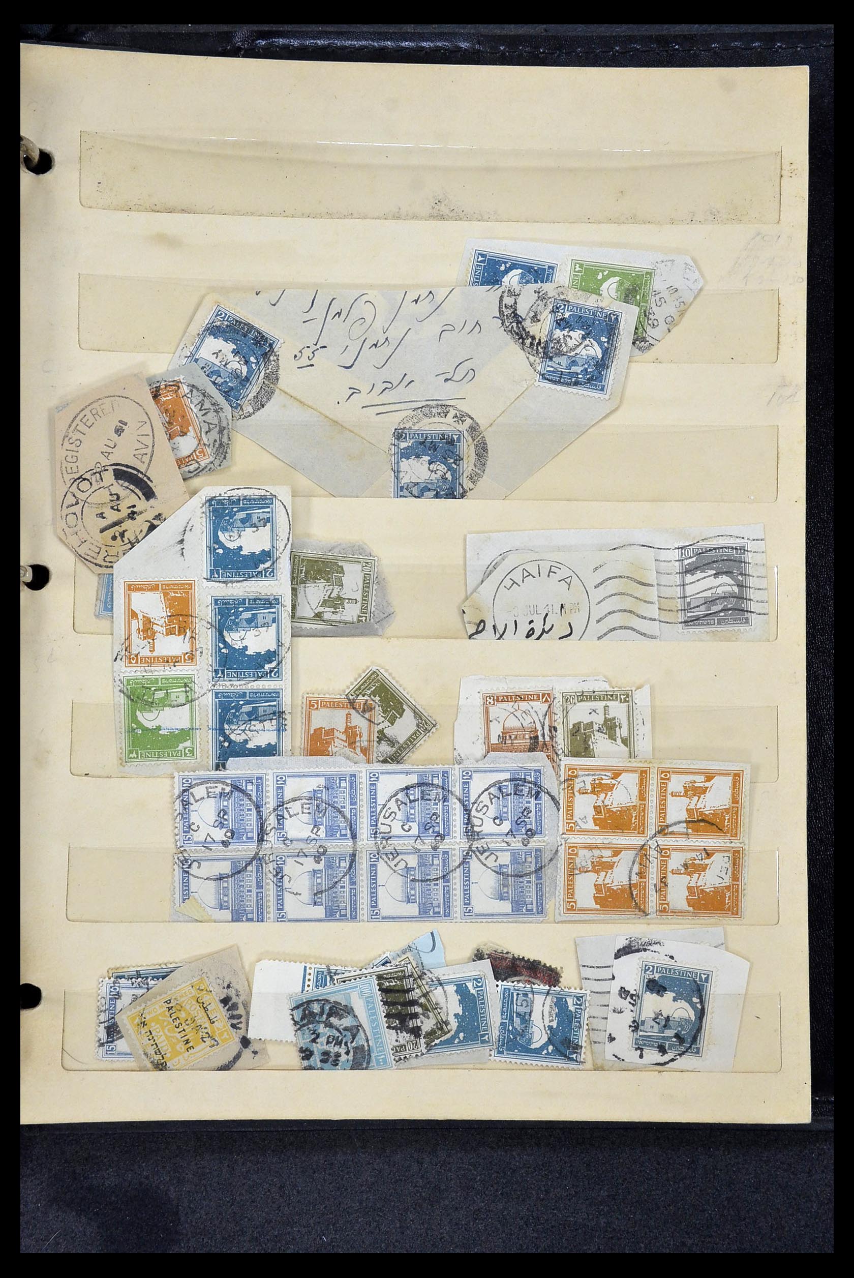 35047 035 - Postzegelverzameling 35047 Palestina 1920-1940.