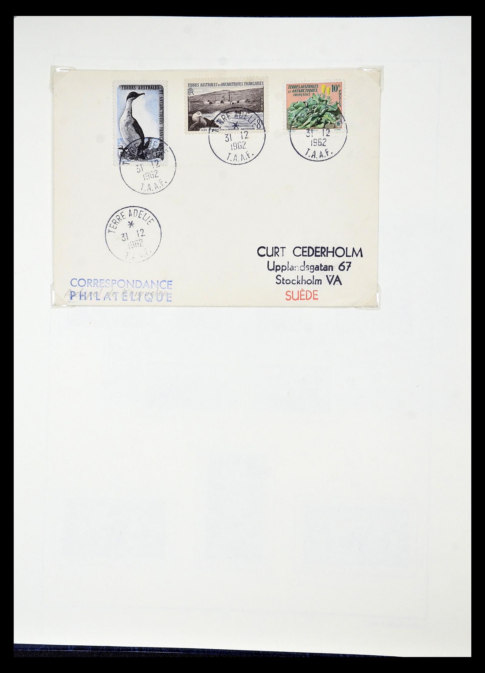 35051 003 - Postzegelverzameling 35051 Frans Antarctica 1948-2016.