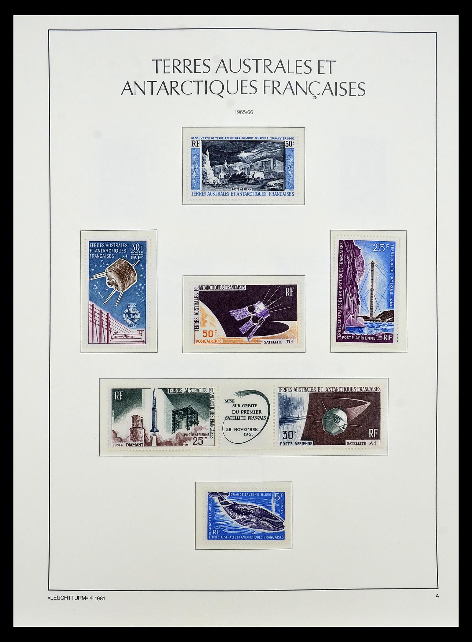 35051 006 - Postzegelverzameling 35051 Frans Antarctica 1948-2016.