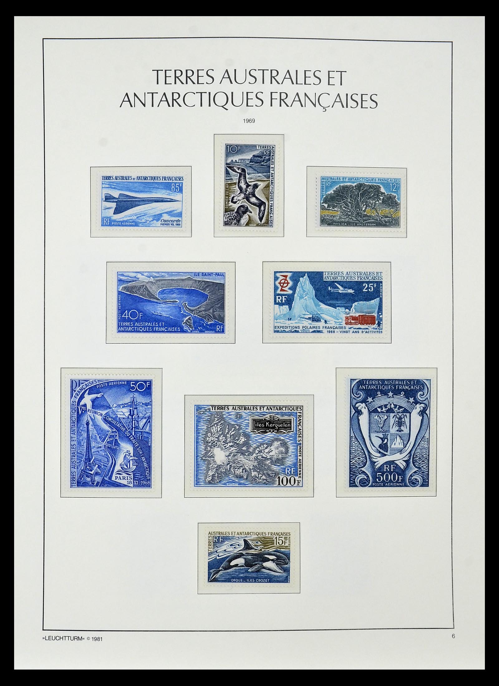 35051 009 - Postzegelverzameling 35051 Frans Antarctica 1948-2016.