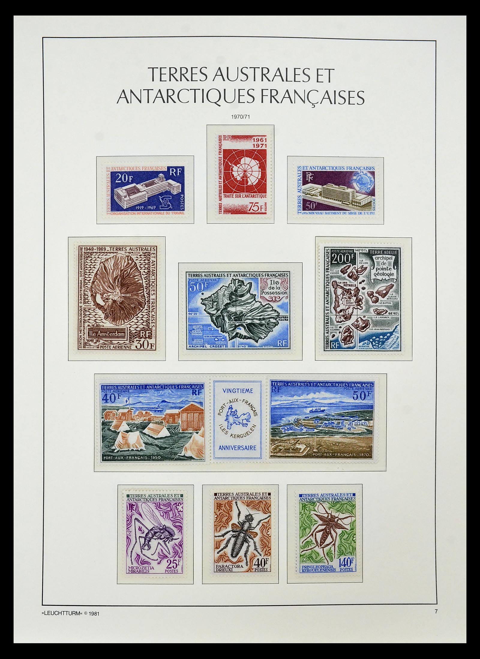 35051 010 - Postzegelverzameling 35051 Frans Antarctica 1948-2016.