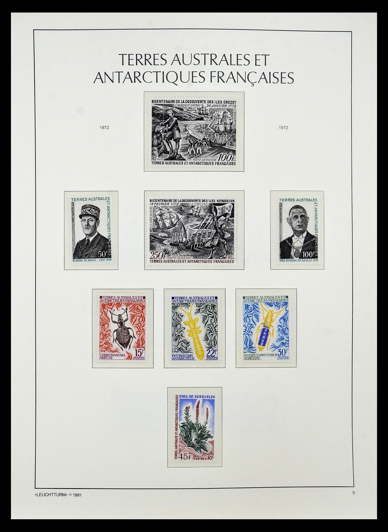 35051 012 - Postzegelverzameling 35051 Frans Antarctica 1948-2016.