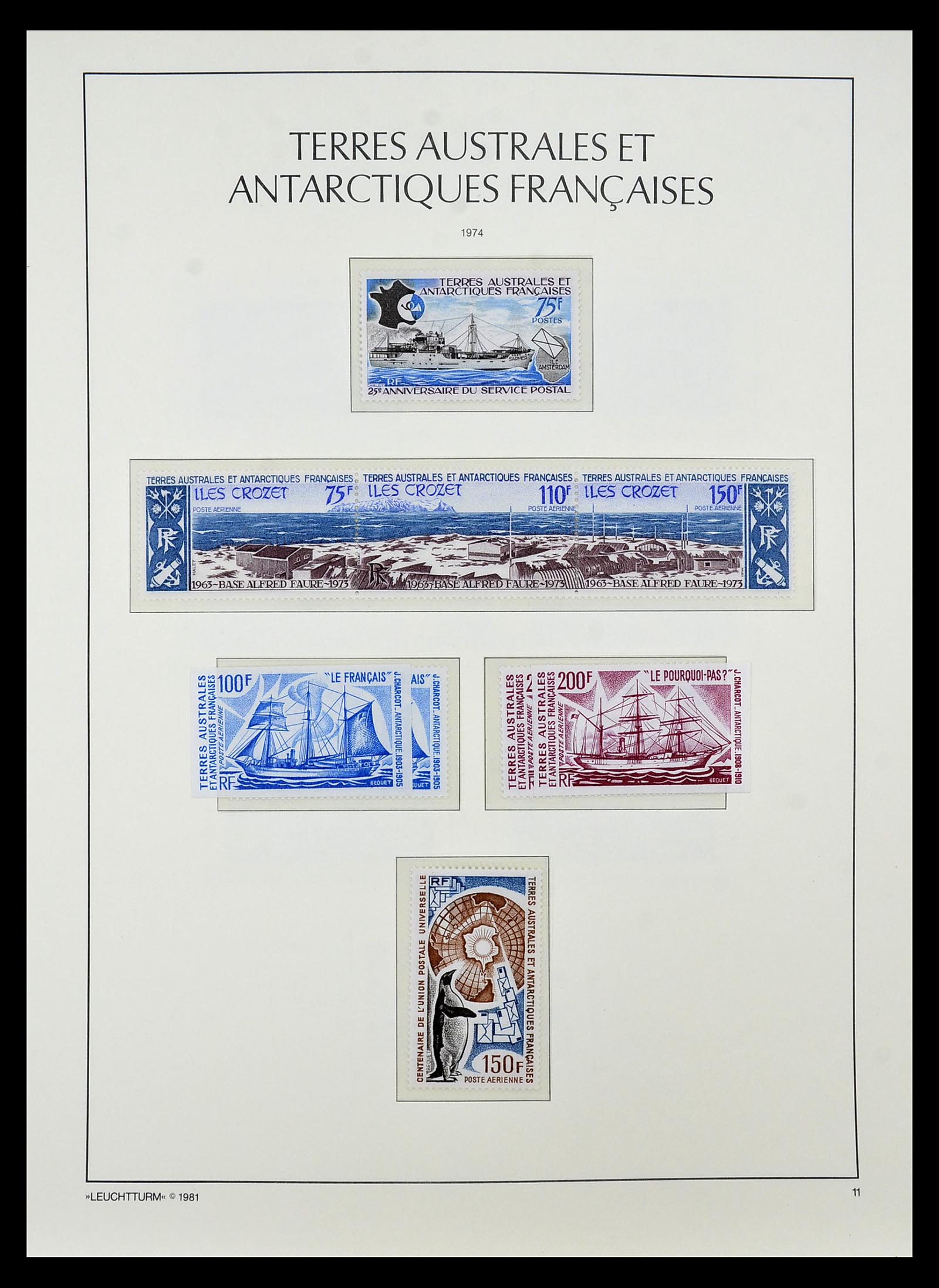 35051 014 - Postzegelverzameling 35051 Frans Antarctica 1948-2016.