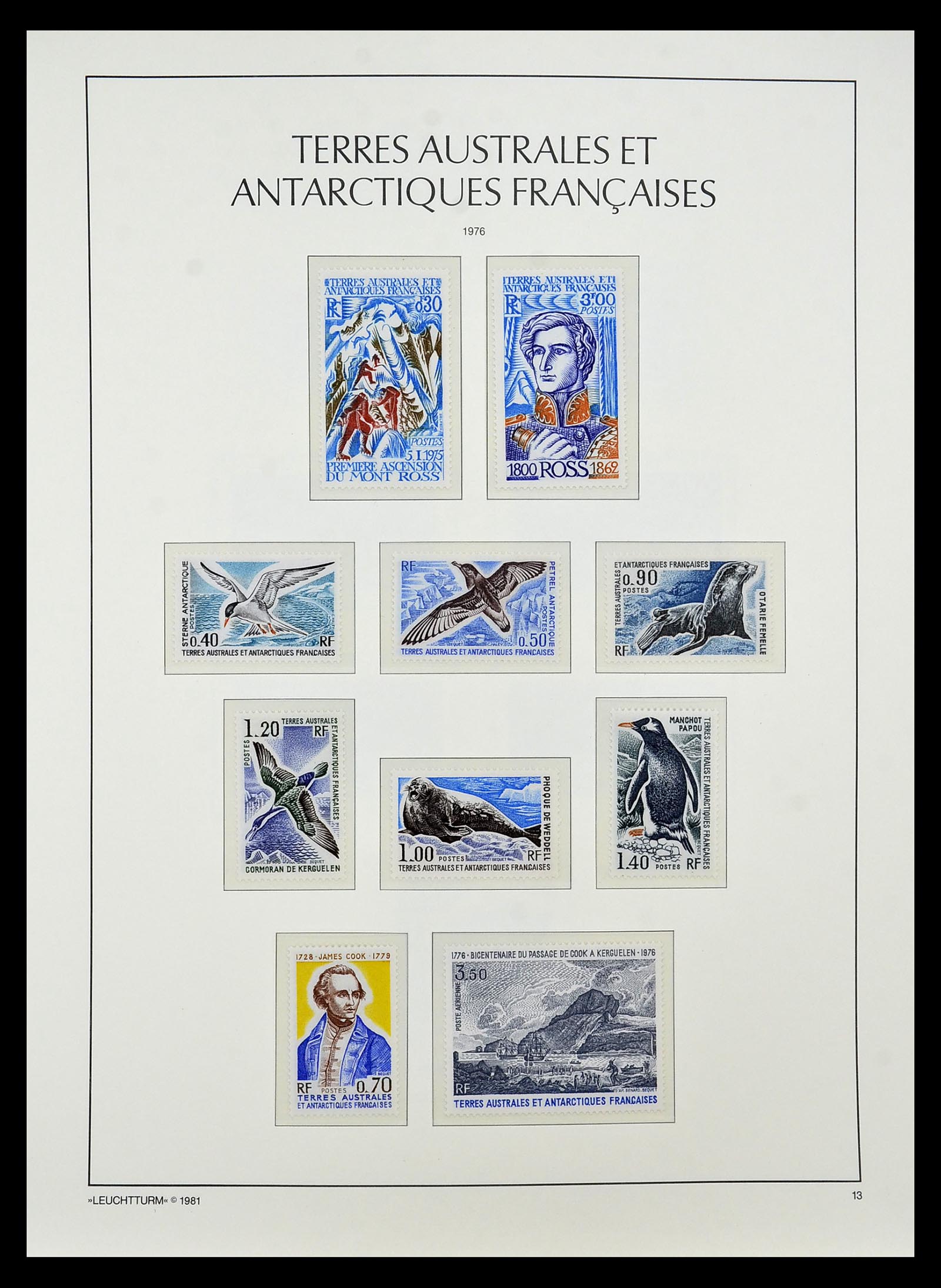 35051 016 - Postzegelverzameling 35051 Frans Antarctica 1948-2016.