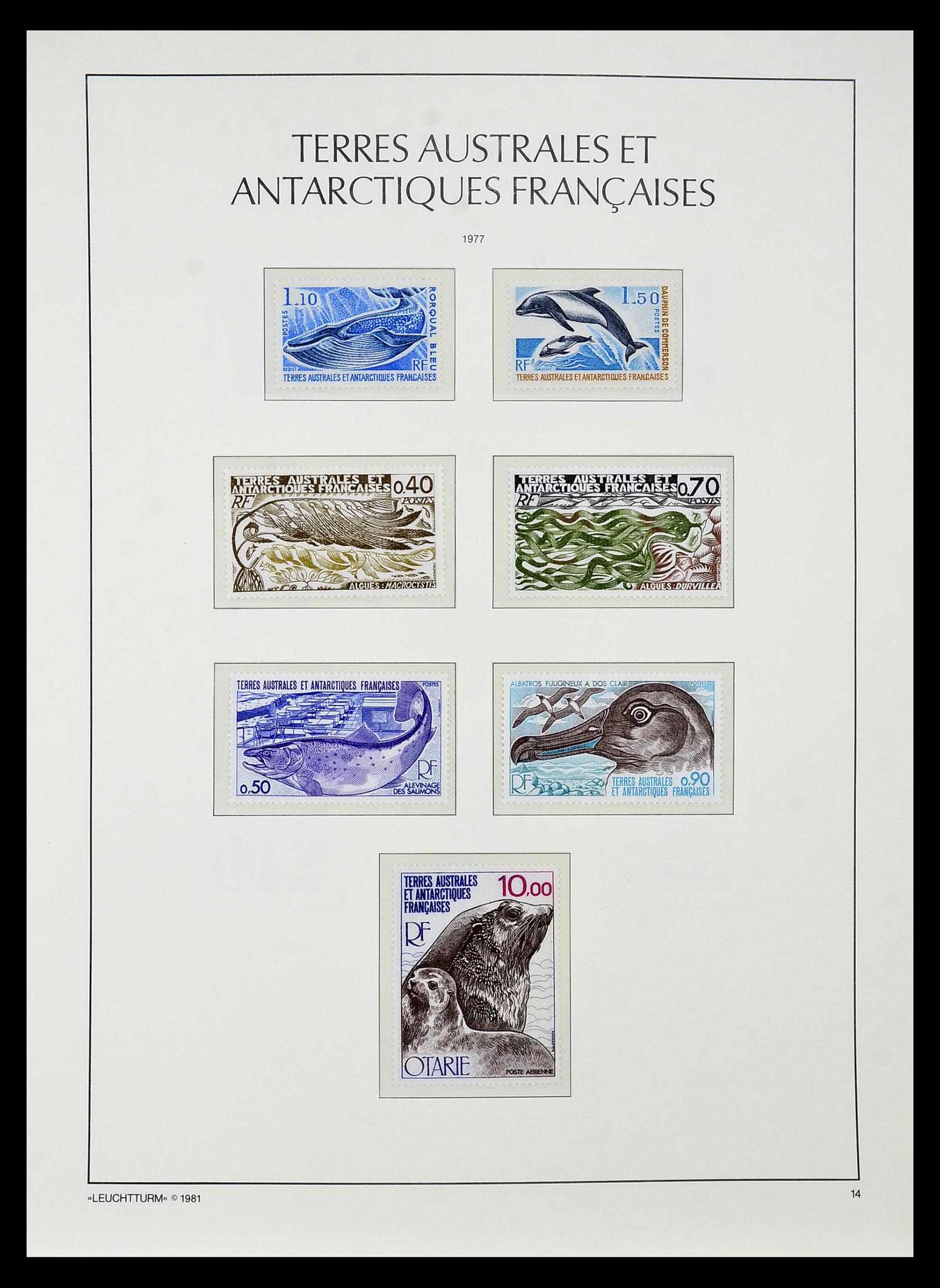 35051 017 - Postzegelverzameling 35051 Frans Antarctica 1948-2016.