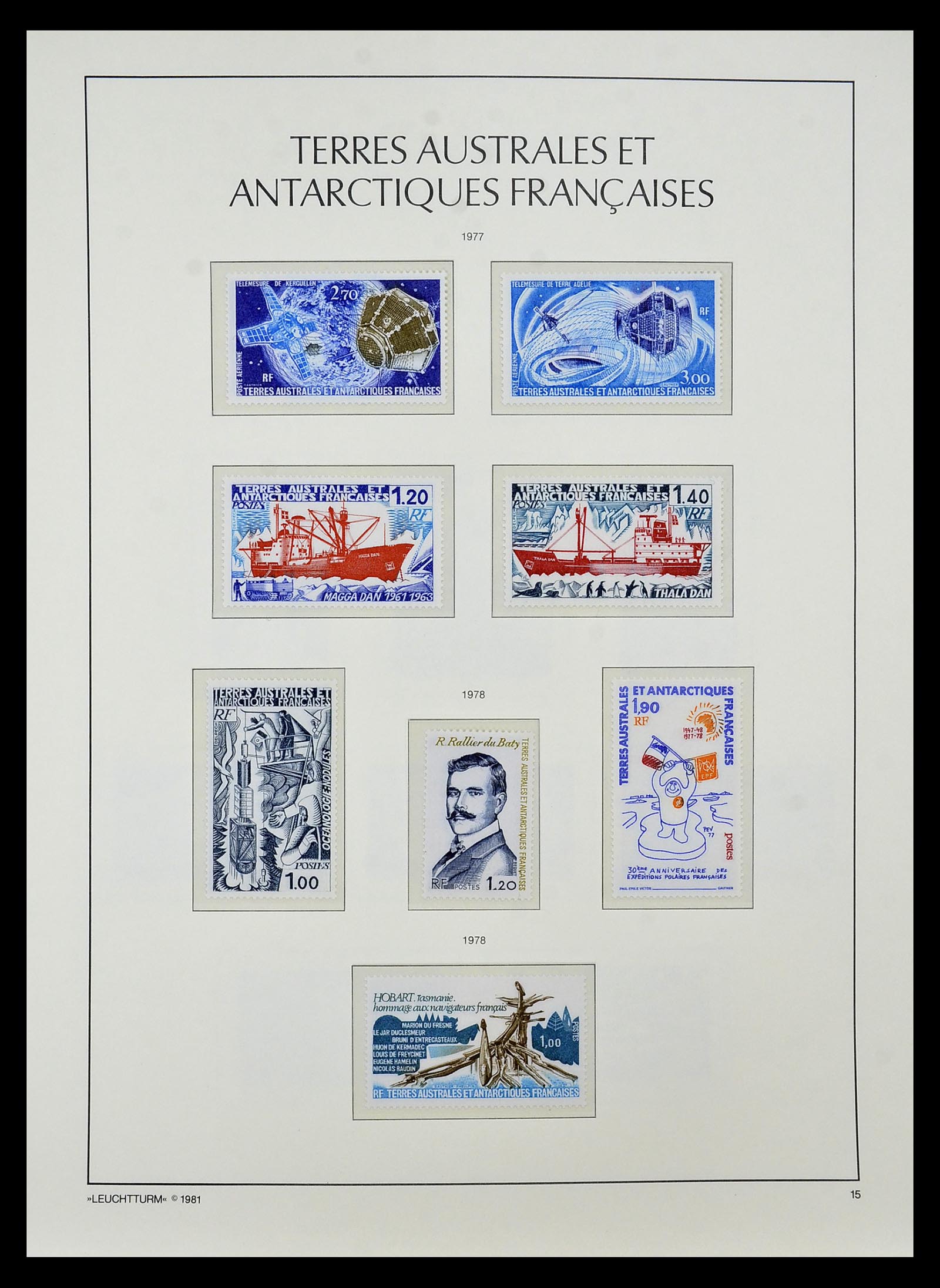 35051 018 - Postzegelverzameling 35051 Frans Antarctica 1948-2016.