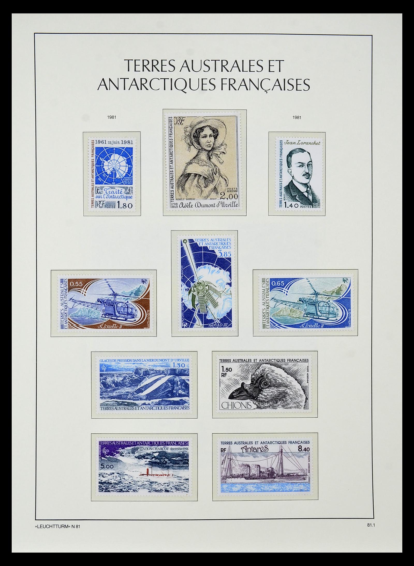 35051 022 - Postzegelverzameling 35051 Frans Antarctica 1948-2016.