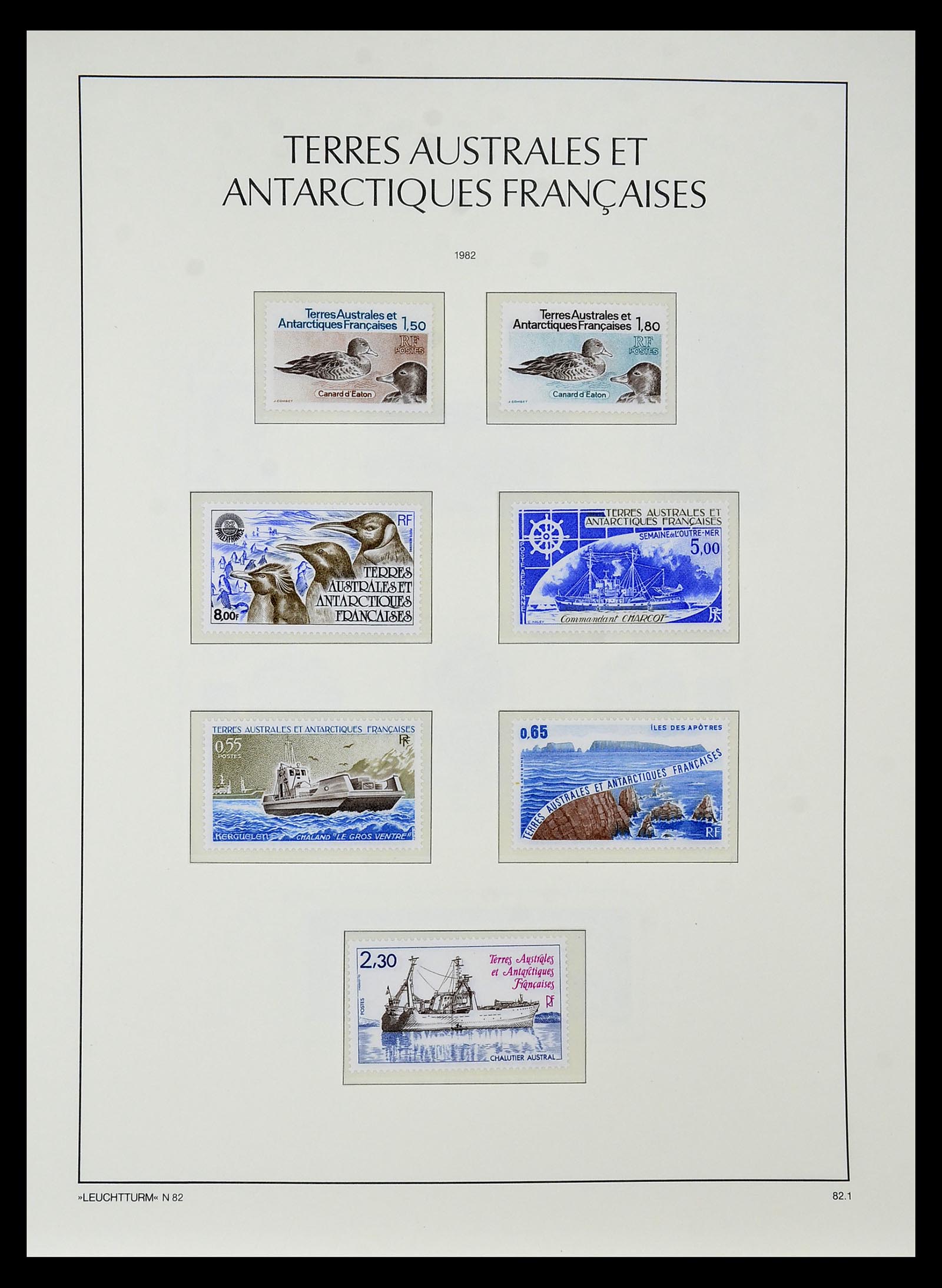 35051 023 - Postzegelverzameling 35051 Frans Antarctica 1948-2016.