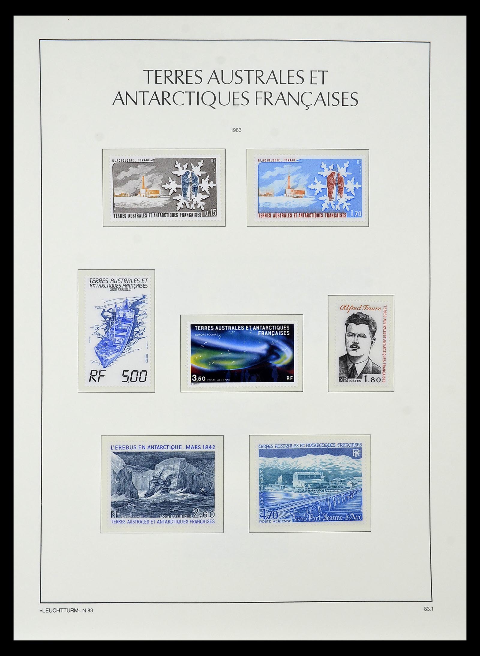 35051 025 - Postzegelverzameling 35051 Frans Antarctica 1948-2016.
