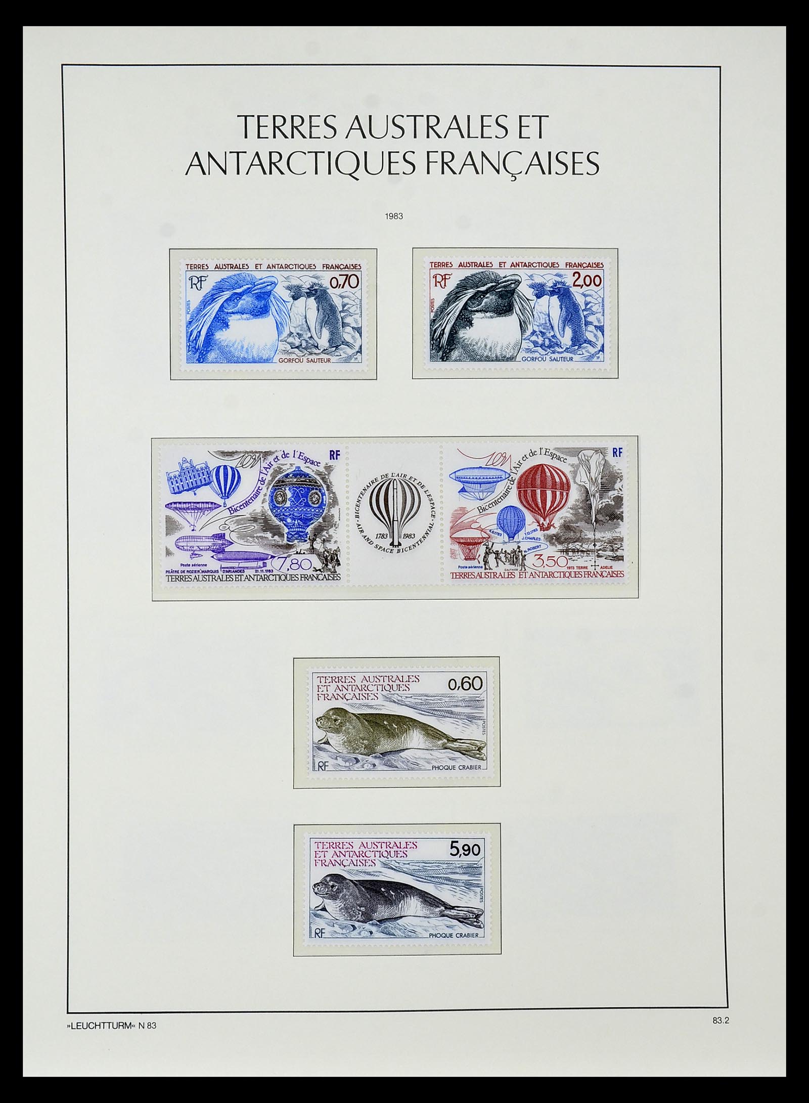 35051 026 - Postzegelverzameling 35051 Frans Antarctica 1948-2016.