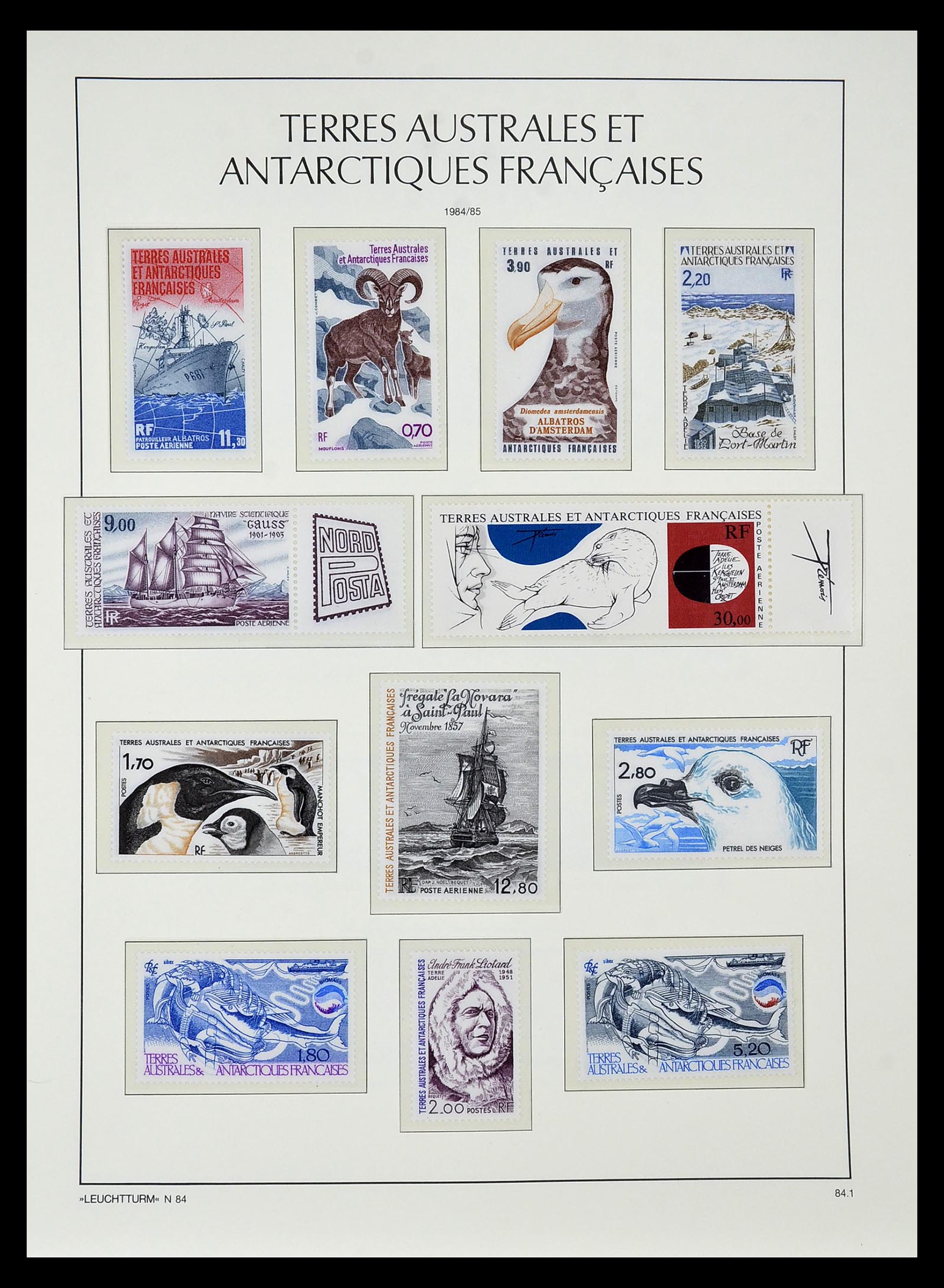 35051 027 - Postzegelverzameling 35051 Frans Antarctica 1948-2016.