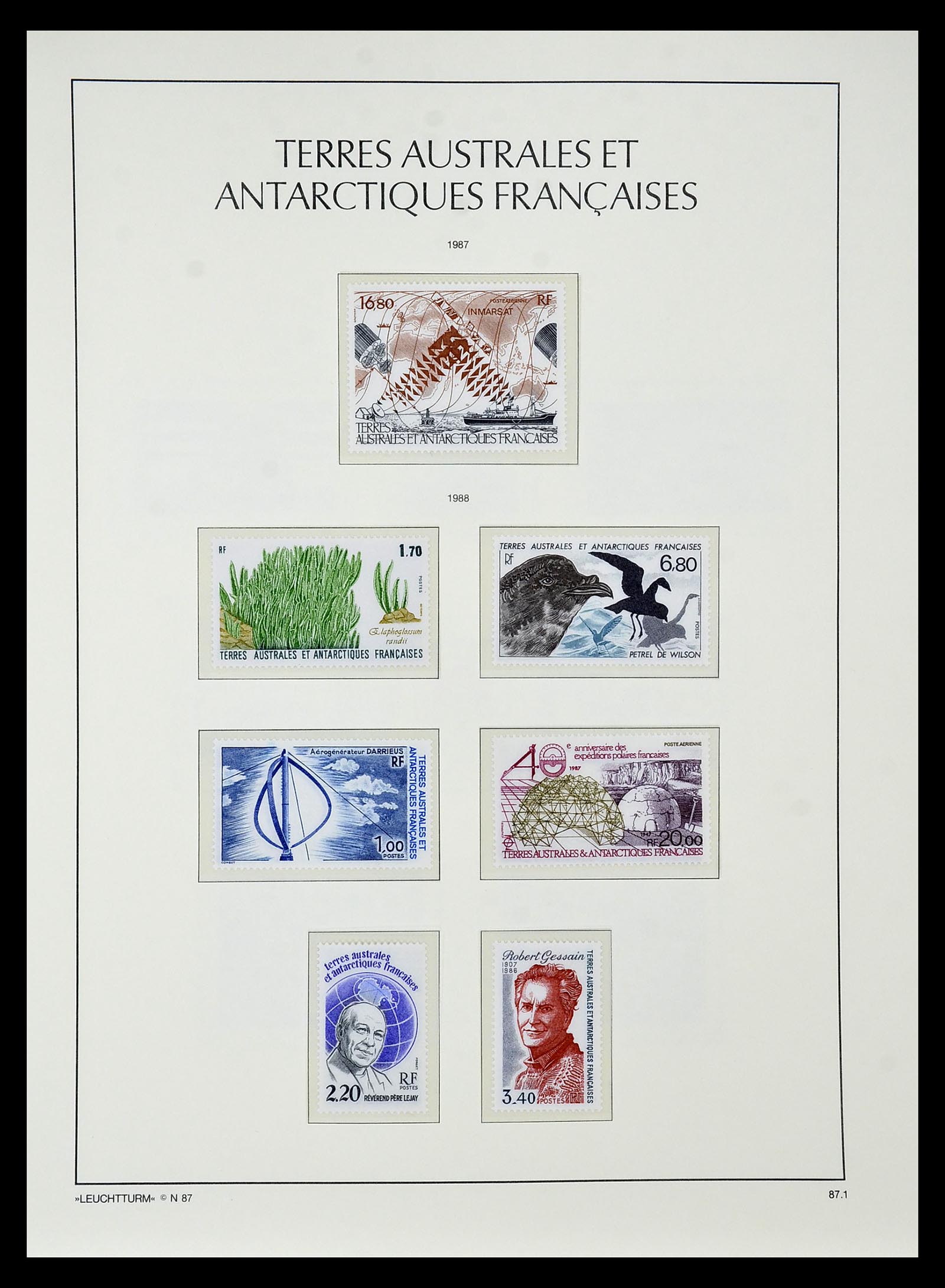 35051 031 - Postzegelverzameling 35051 Frans Antarctica 1948-2016.