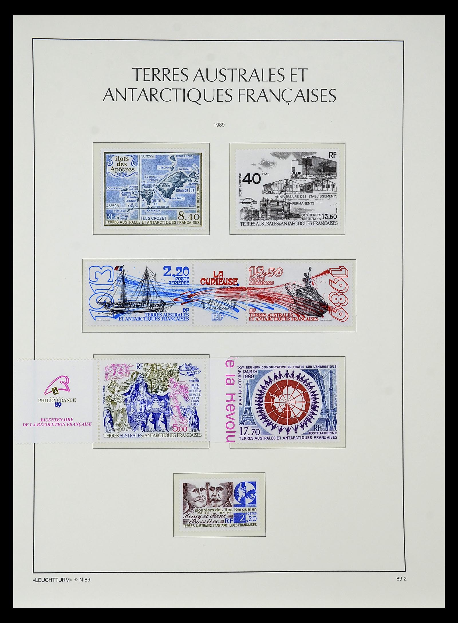 35051 034 - Postzegelverzameling 35051 Frans Antarctica 1948-2016.