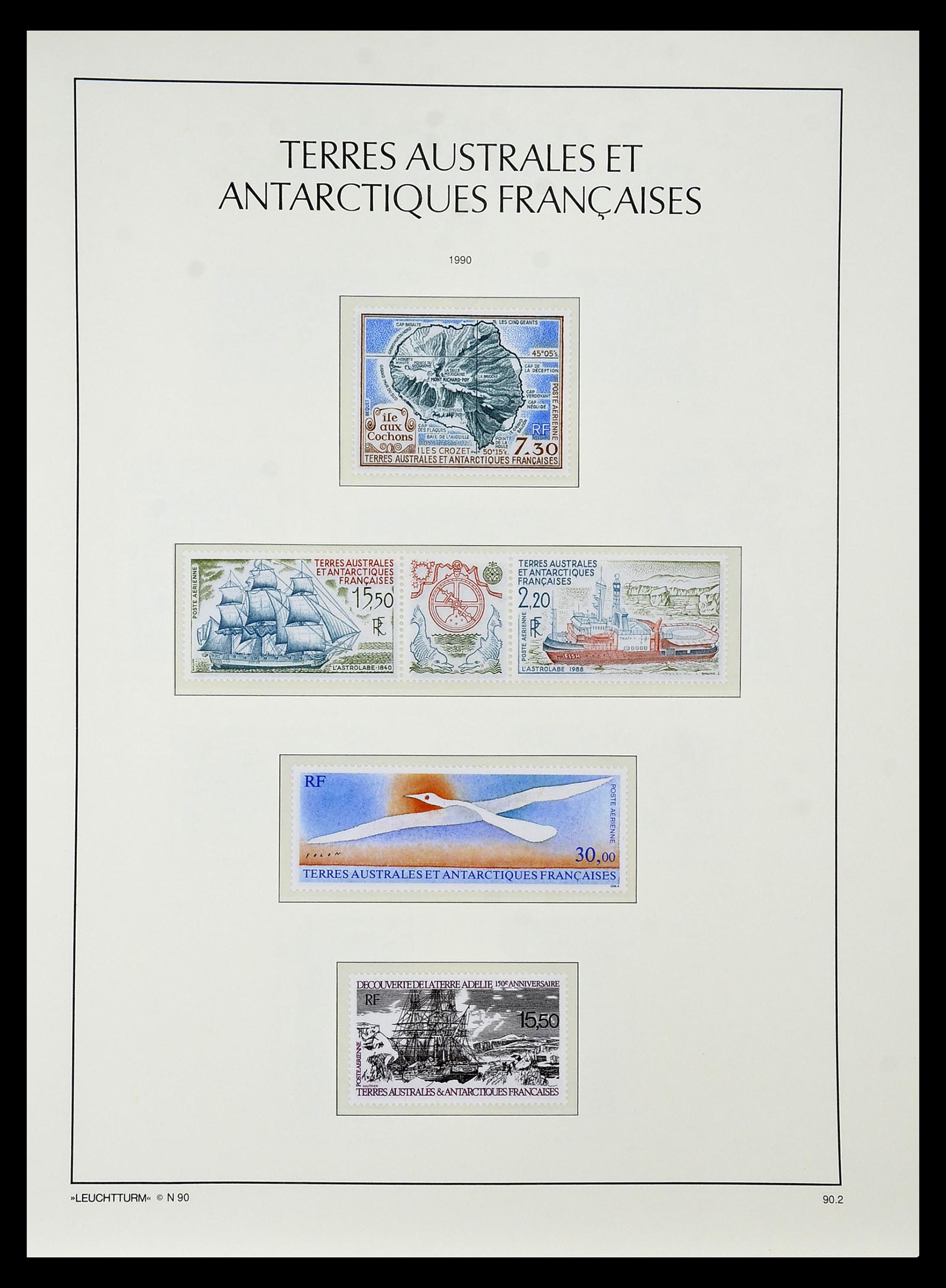35051 037 - Postzegelverzameling 35051 Frans Antarctica 1948-2016.