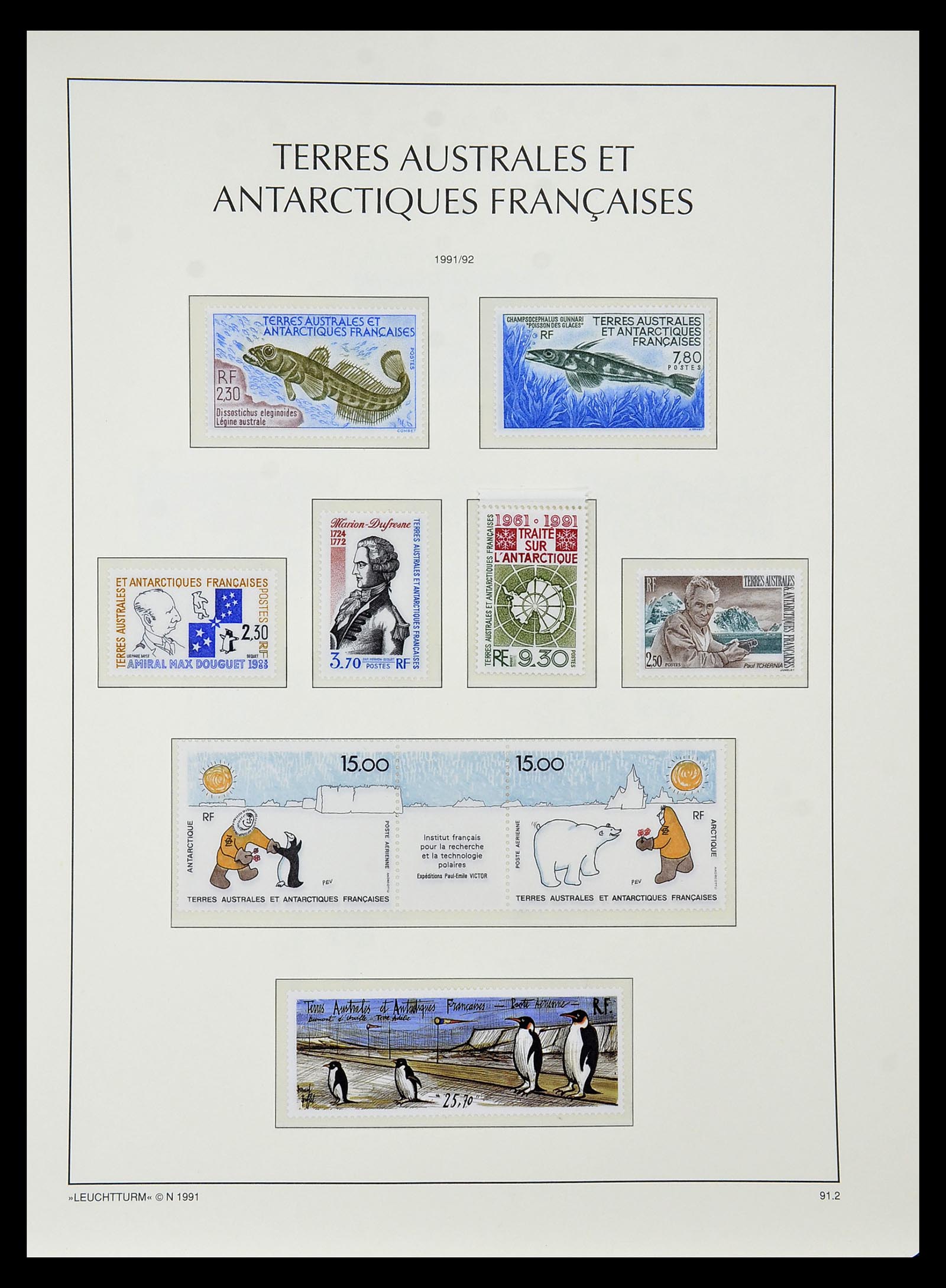 35051 039 - Postzegelverzameling 35051 Frans Antarctica 1948-2016.