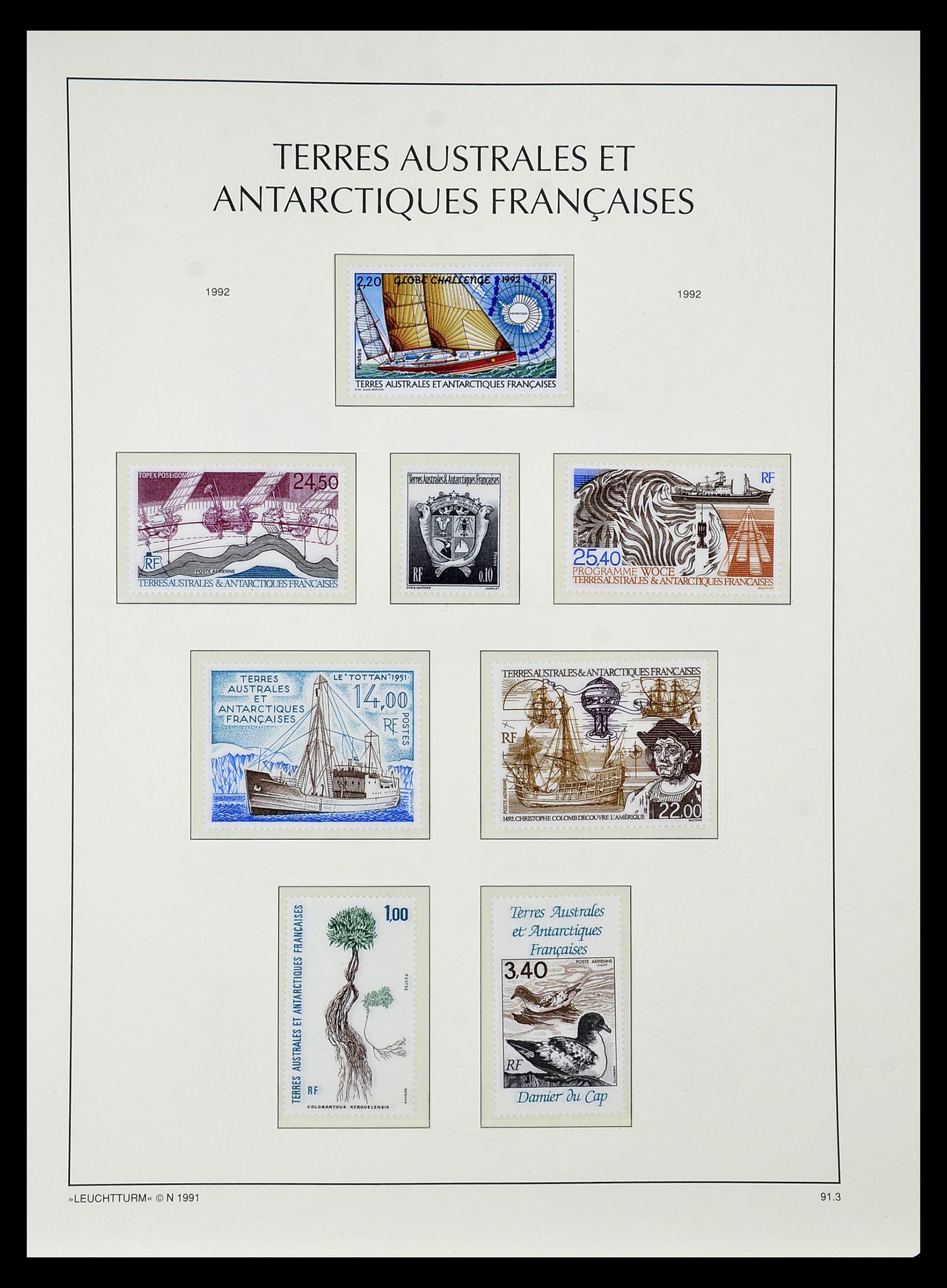 35051 040 - Postzegelverzameling 35051 Frans Antarctica 1948-2016.