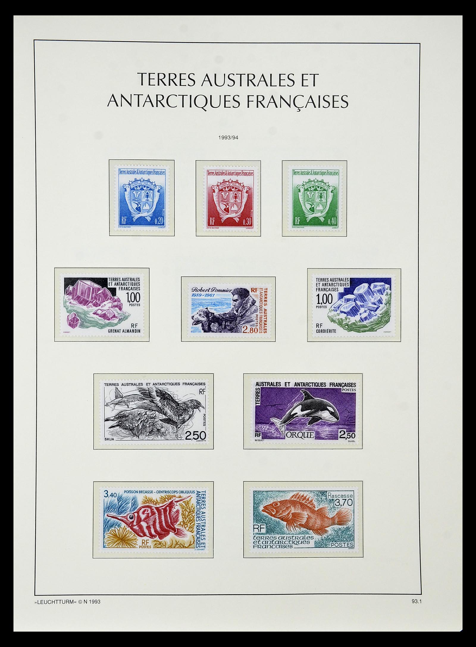 35051 041 - Postzegelverzameling 35051 Frans Antarctica 1948-2016.