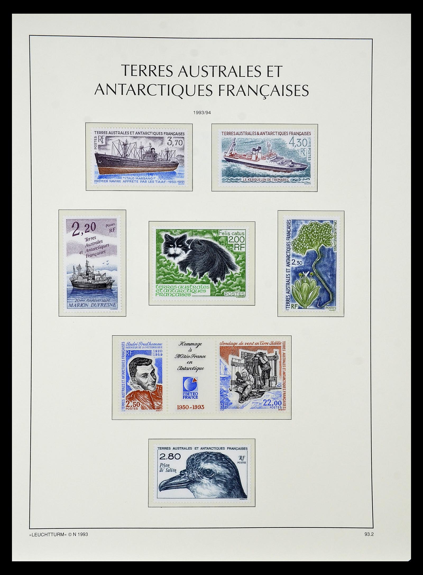 35051 042 - Postzegelverzameling 35051 Frans Antarctica 1948-2016.