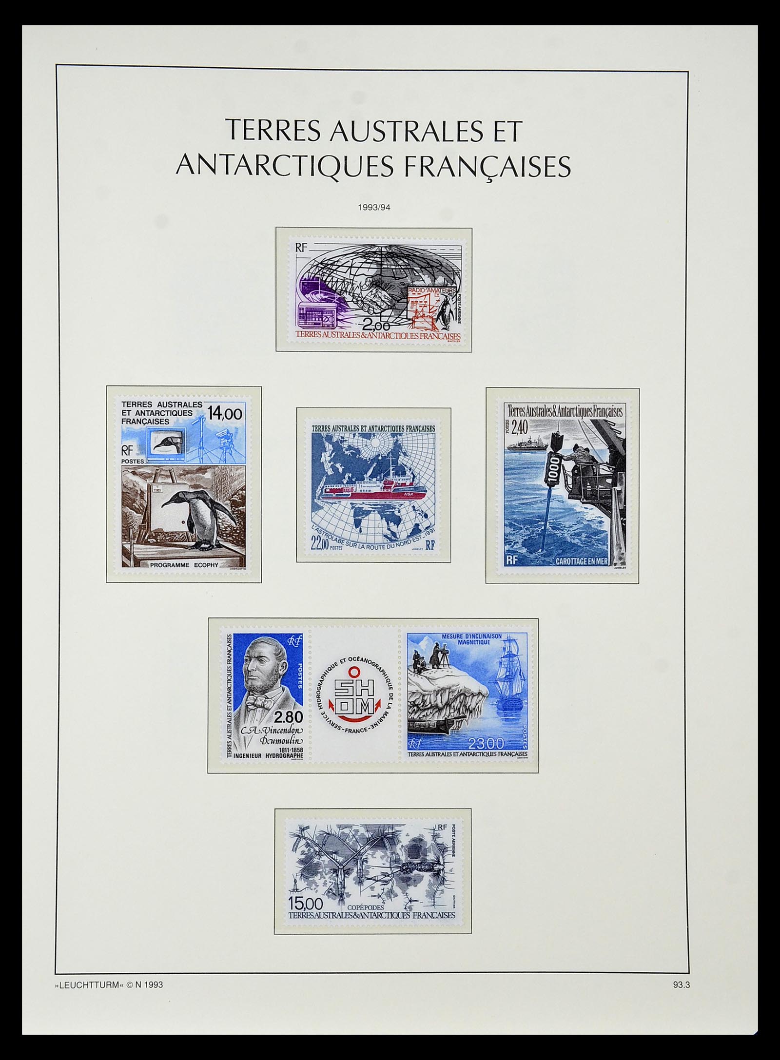 35051 043 - Postzegelverzameling 35051 Frans Antarctica 1948-2016.