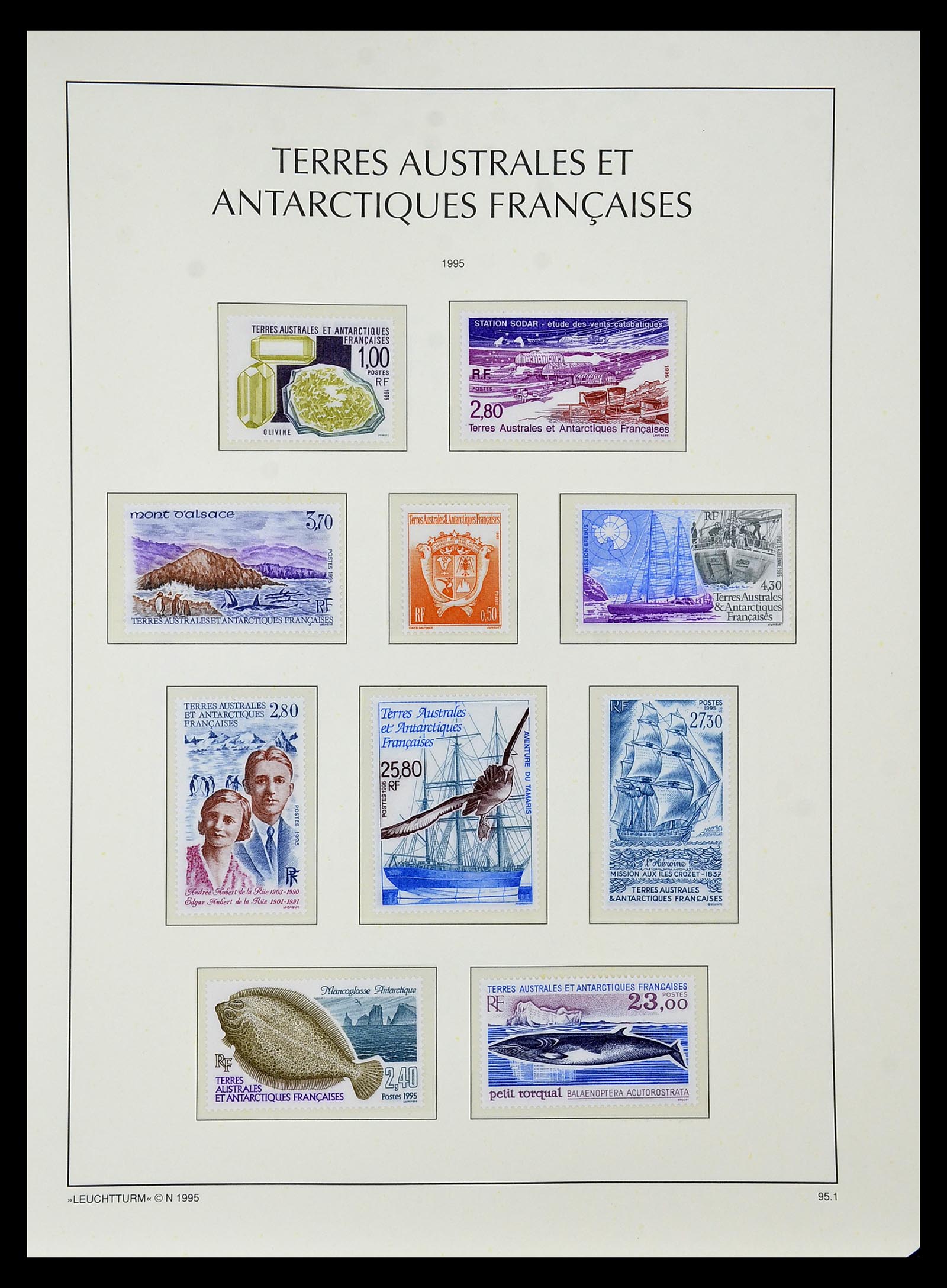 35051 045 - Postzegelverzameling 35051 Frans Antarctica 1948-2016.