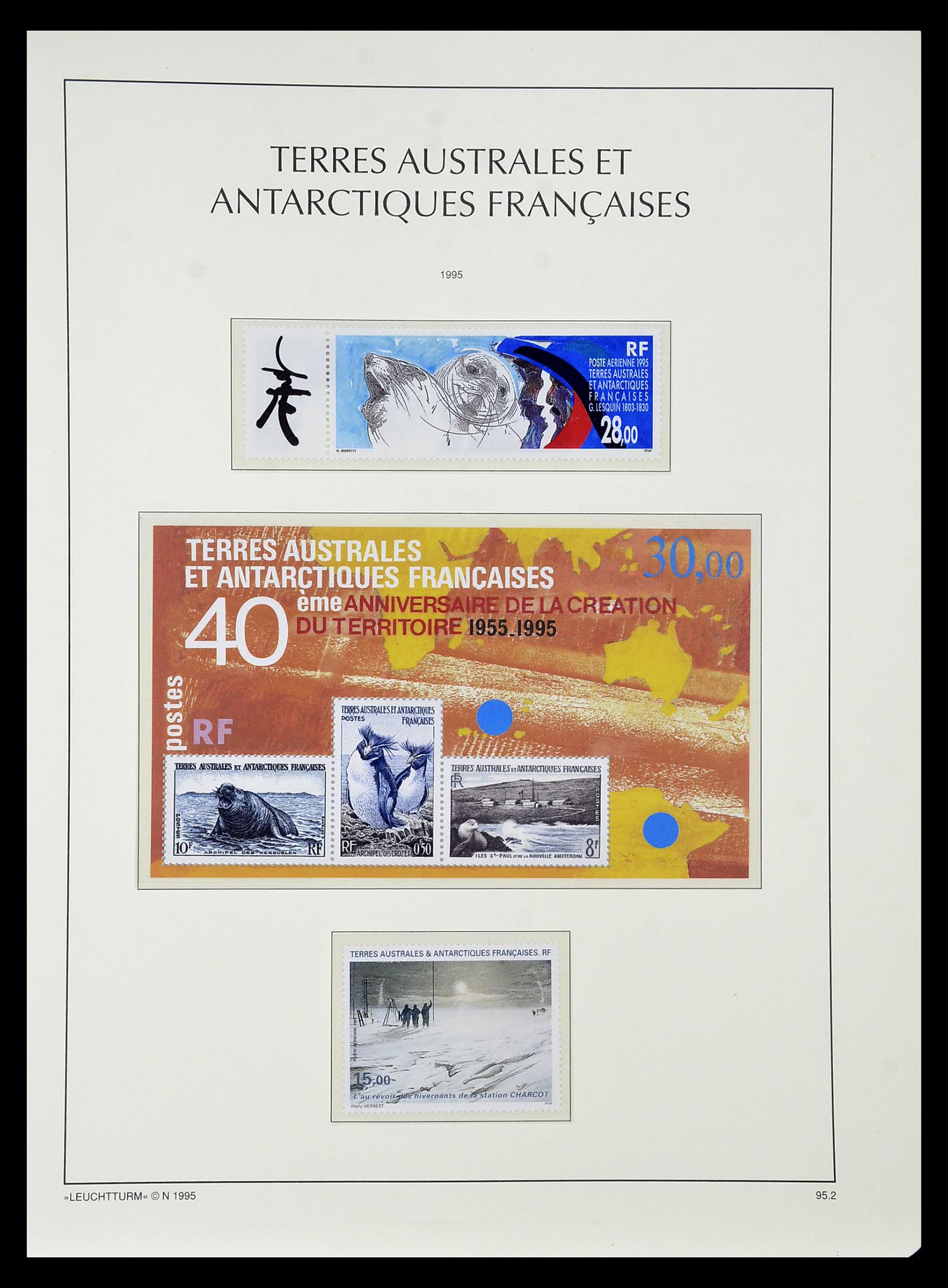 35051 046 - Postzegelverzameling 35051 Frans Antarctica 1948-2016.