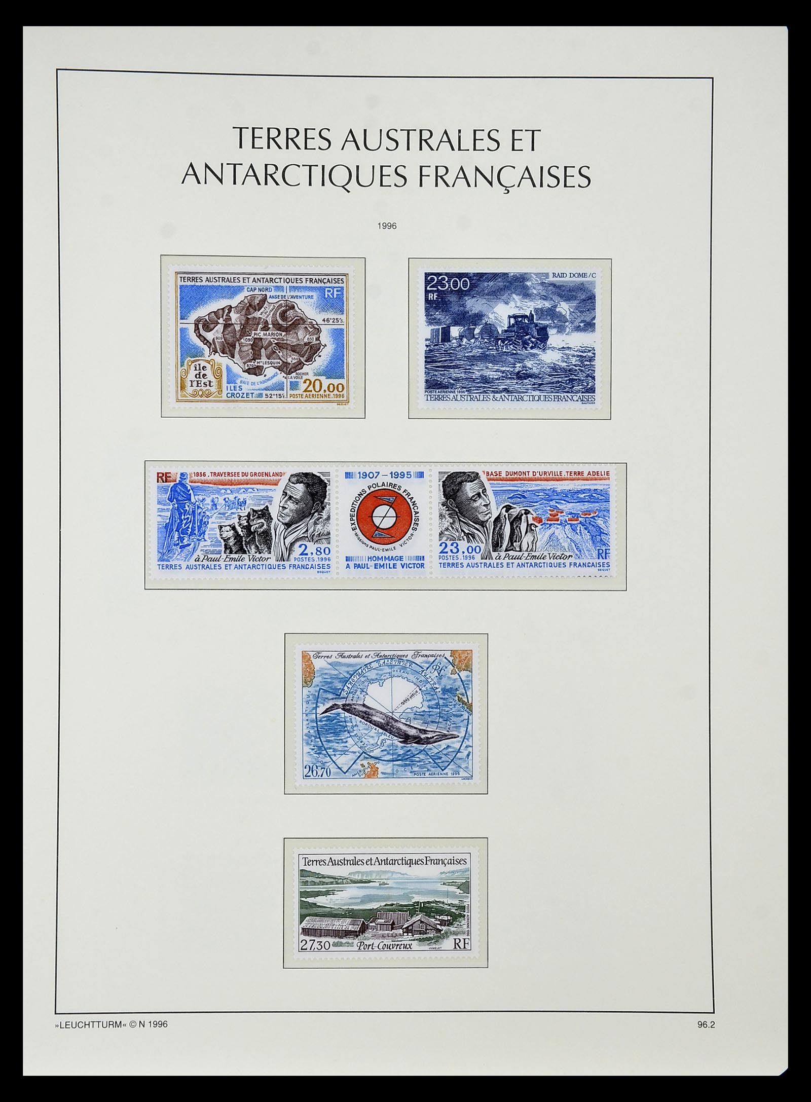 35051 048 - Postzegelverzameling 35051 Frans Antarctica 1948-2016.