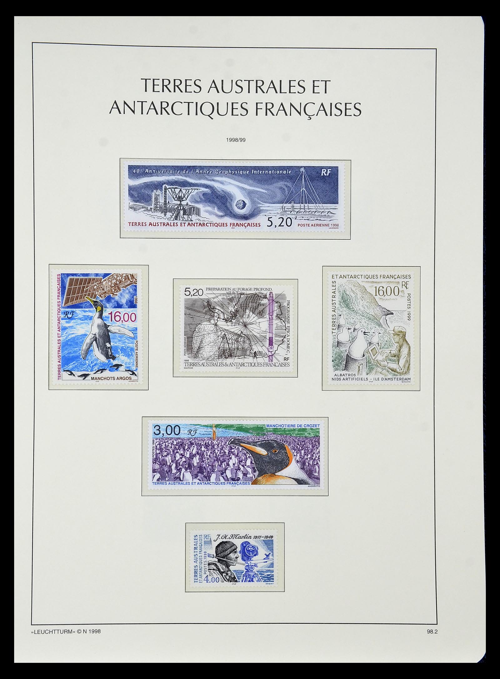 35051 052 - Postzegelverzameling 35051 Frans Antarctica 1948-2016.