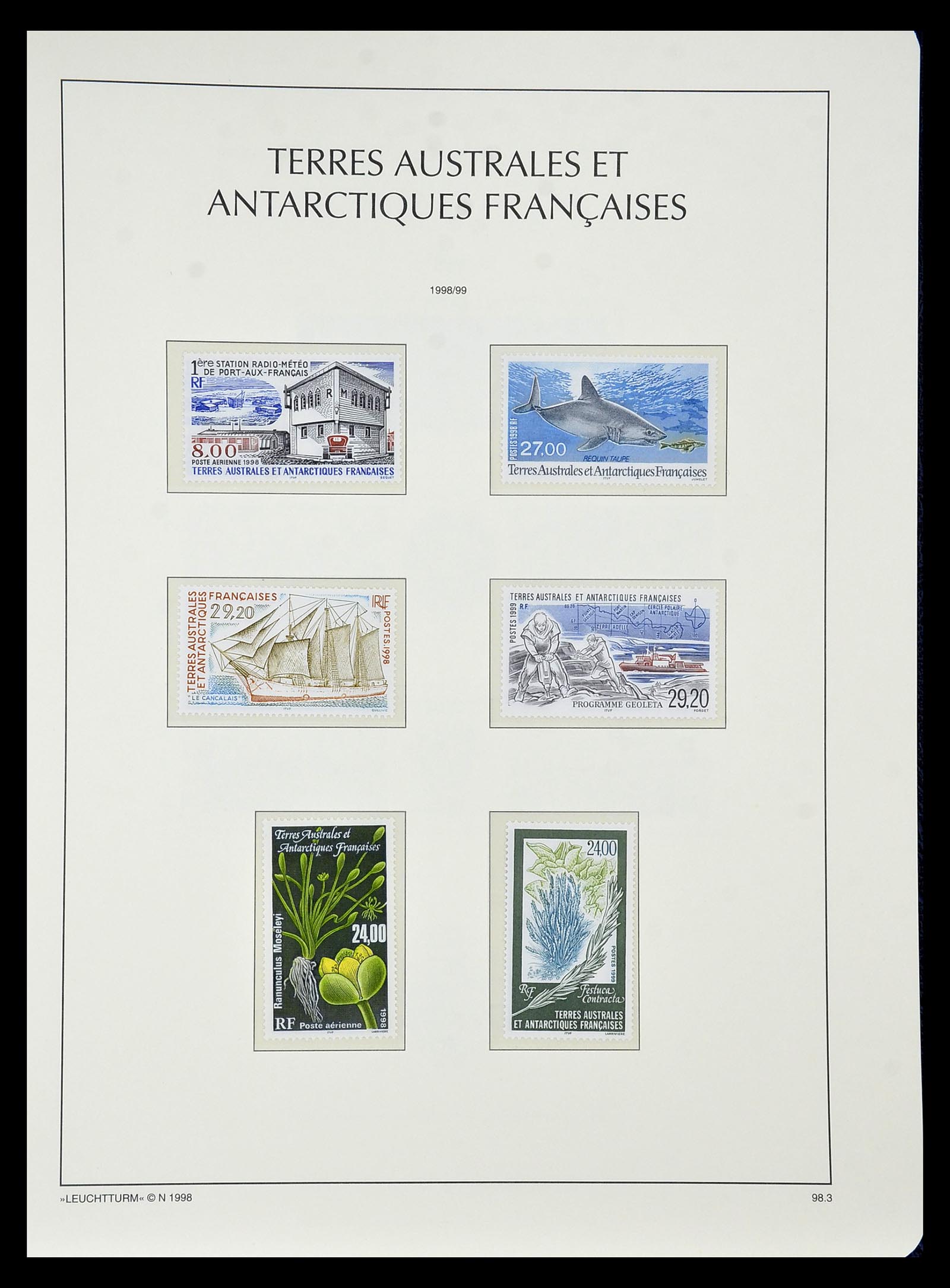 35051 053 - Postzegelverzameling 35051 Frans Antarctica 1948-2016.