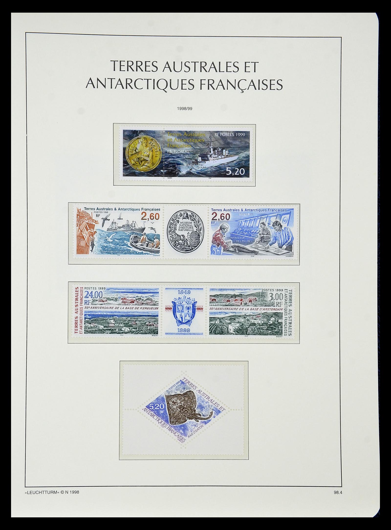 35051 054 - Postzegelverzameling 35051 Frans Antarctica 1948-2016.
