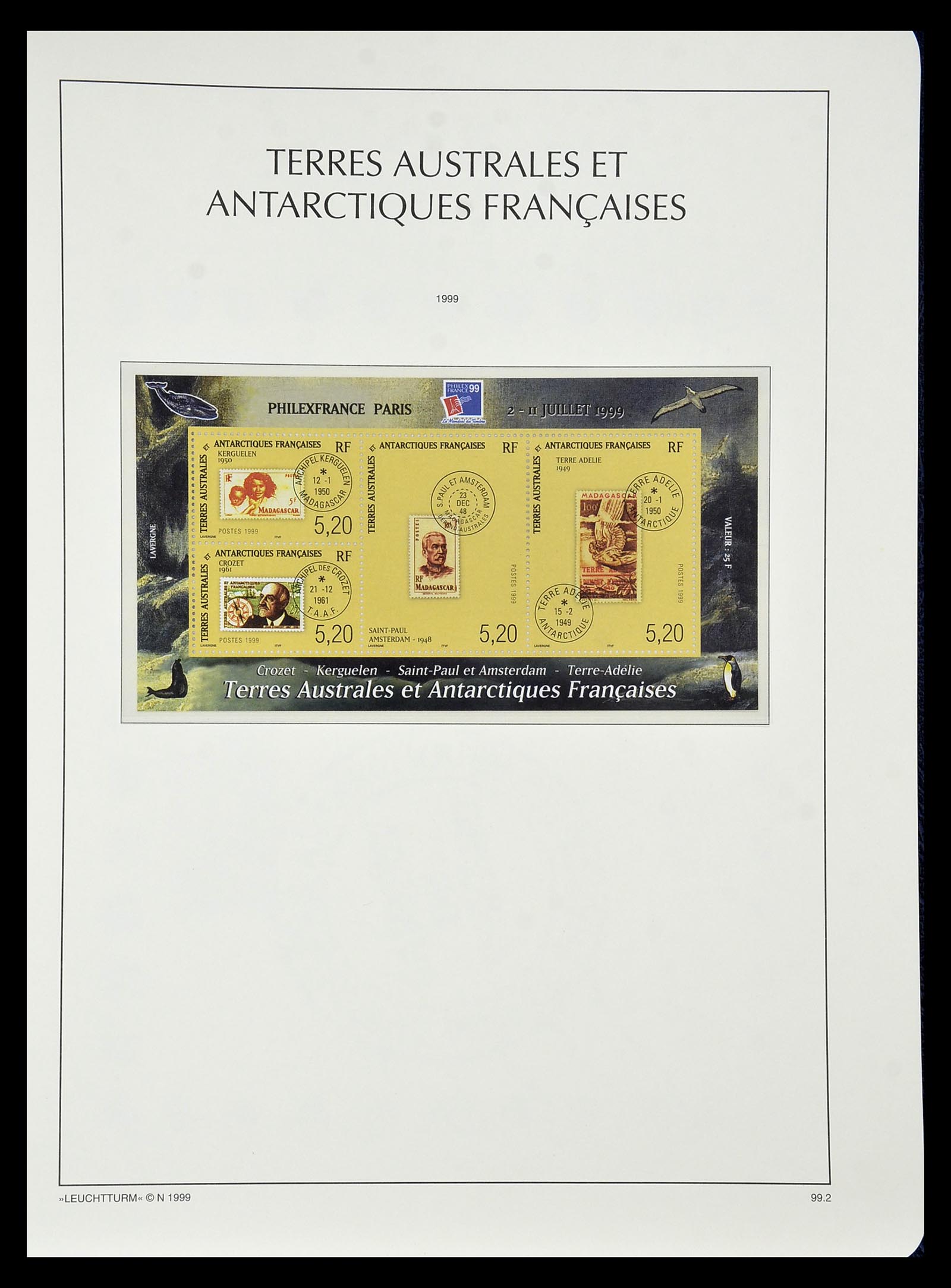 35051 055 - Postzegelverzameling 35051 Frans Antarctica 1948-2016.