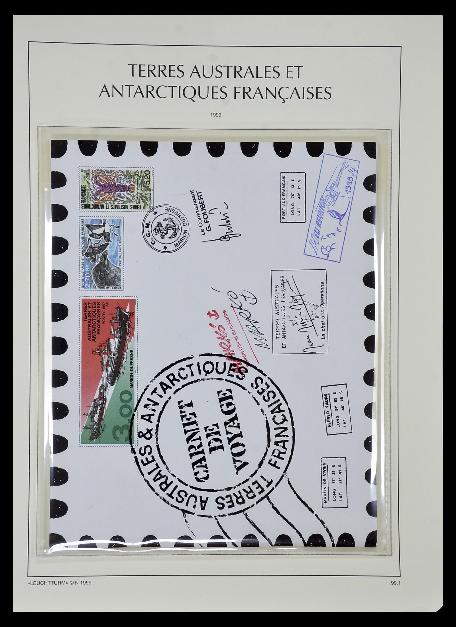 35051 056 - Postzegelverzameling 35051 Frans Antarctica 1948-2016.